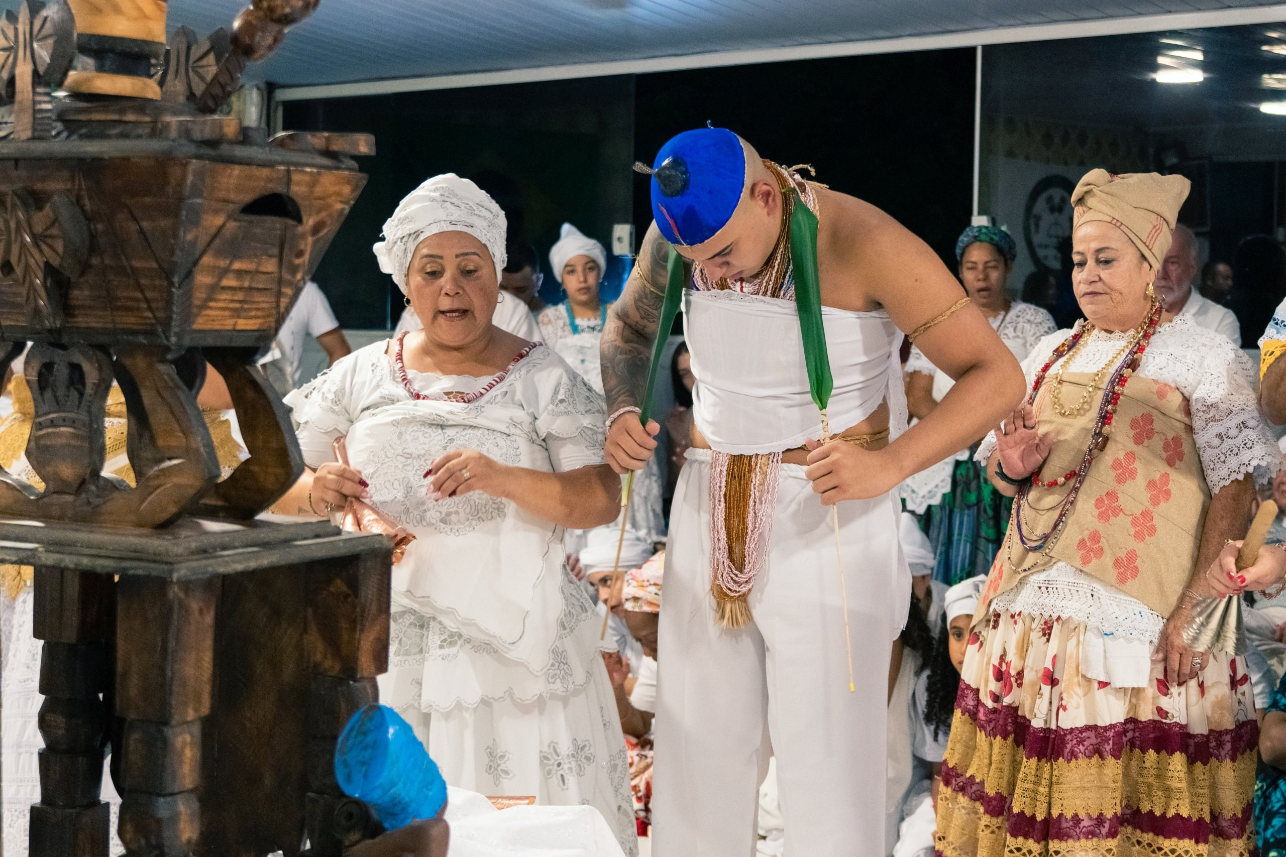 19/04/2025 — Iniciação Oloyê Pablo, Ajoyê Maria Júlia e Iyawo Arthur. Aladá Produções