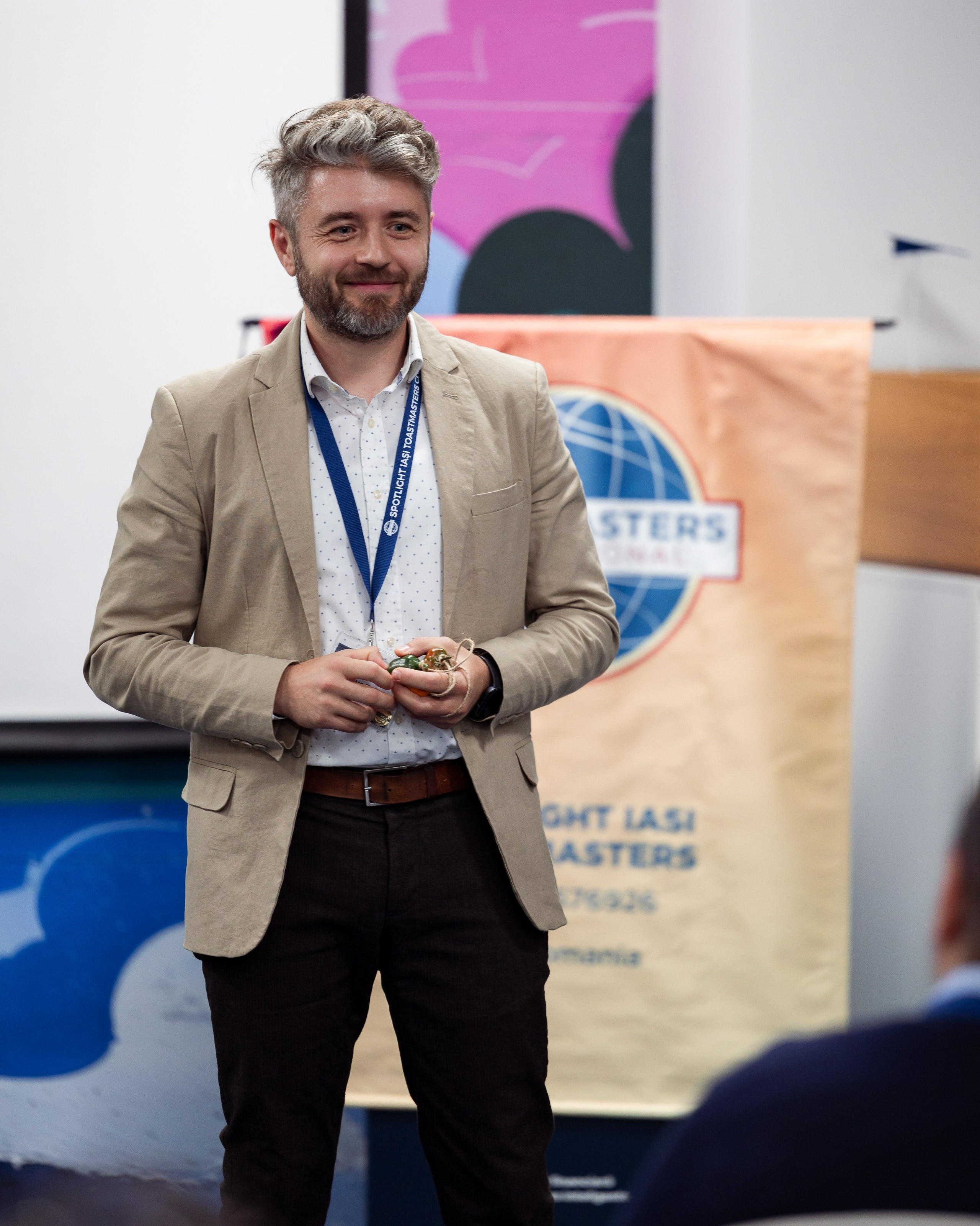 Toastmasters. Marius Ciocan