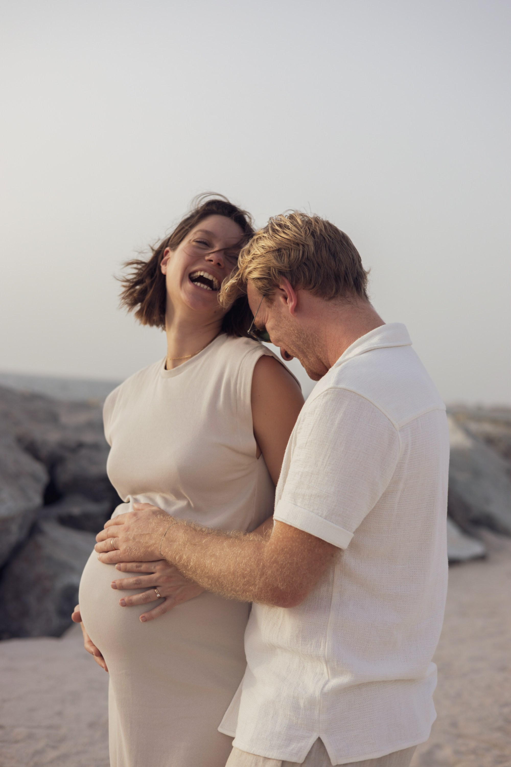 Maternity Session — Beach. Family Photographer in Dubai