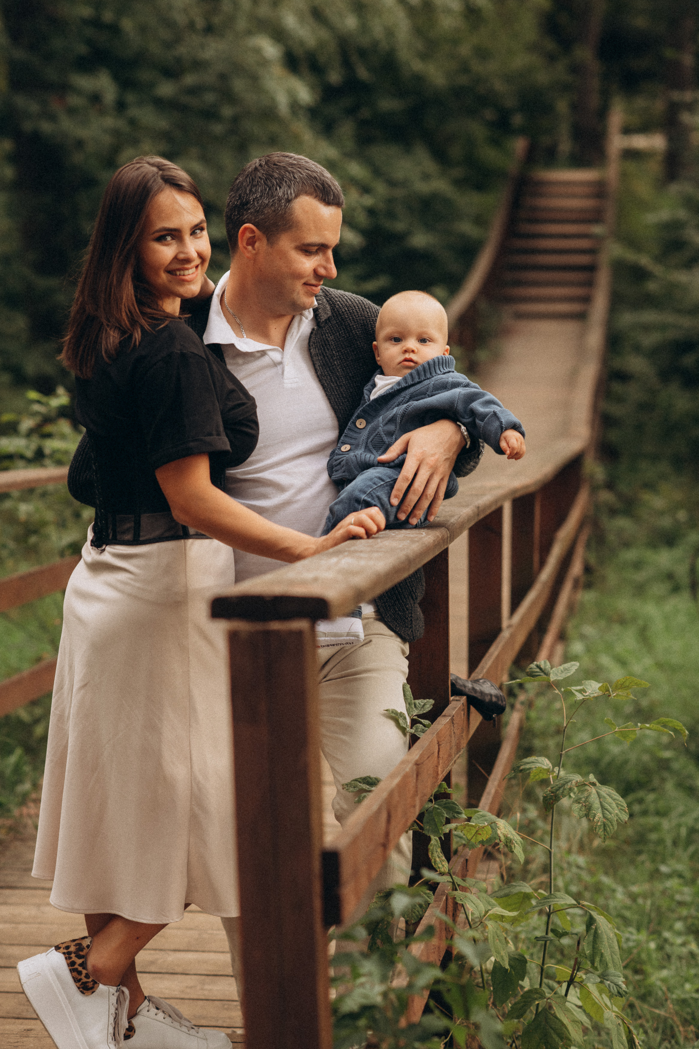 Family with baby photoshoot in the park. Wedding & Family photographer in County Donegal and Dublin, Ireland