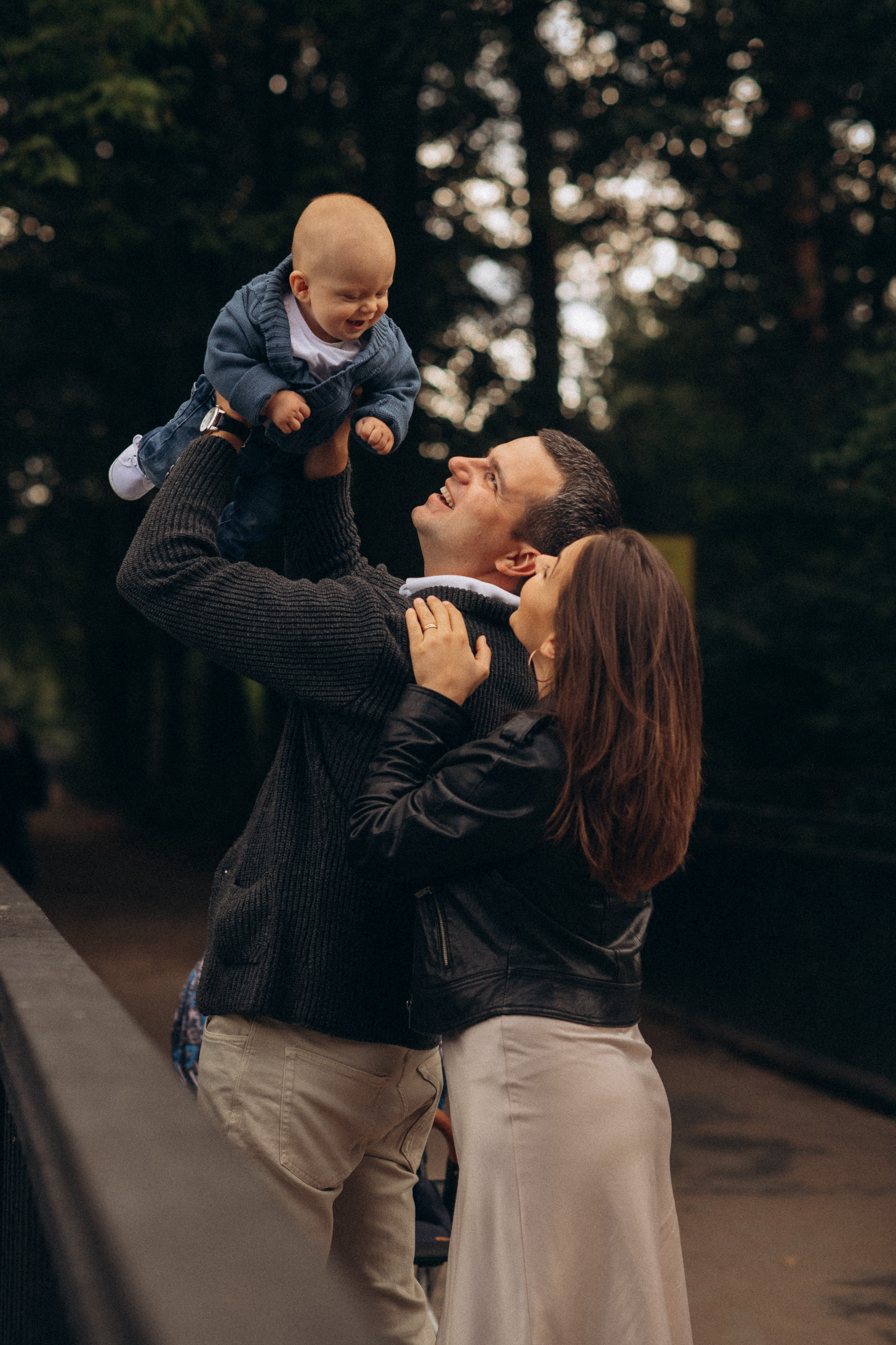 Family with baby photoshoot in the park. Wedding & Family photographer in County Donegal and Dublin, Ireland