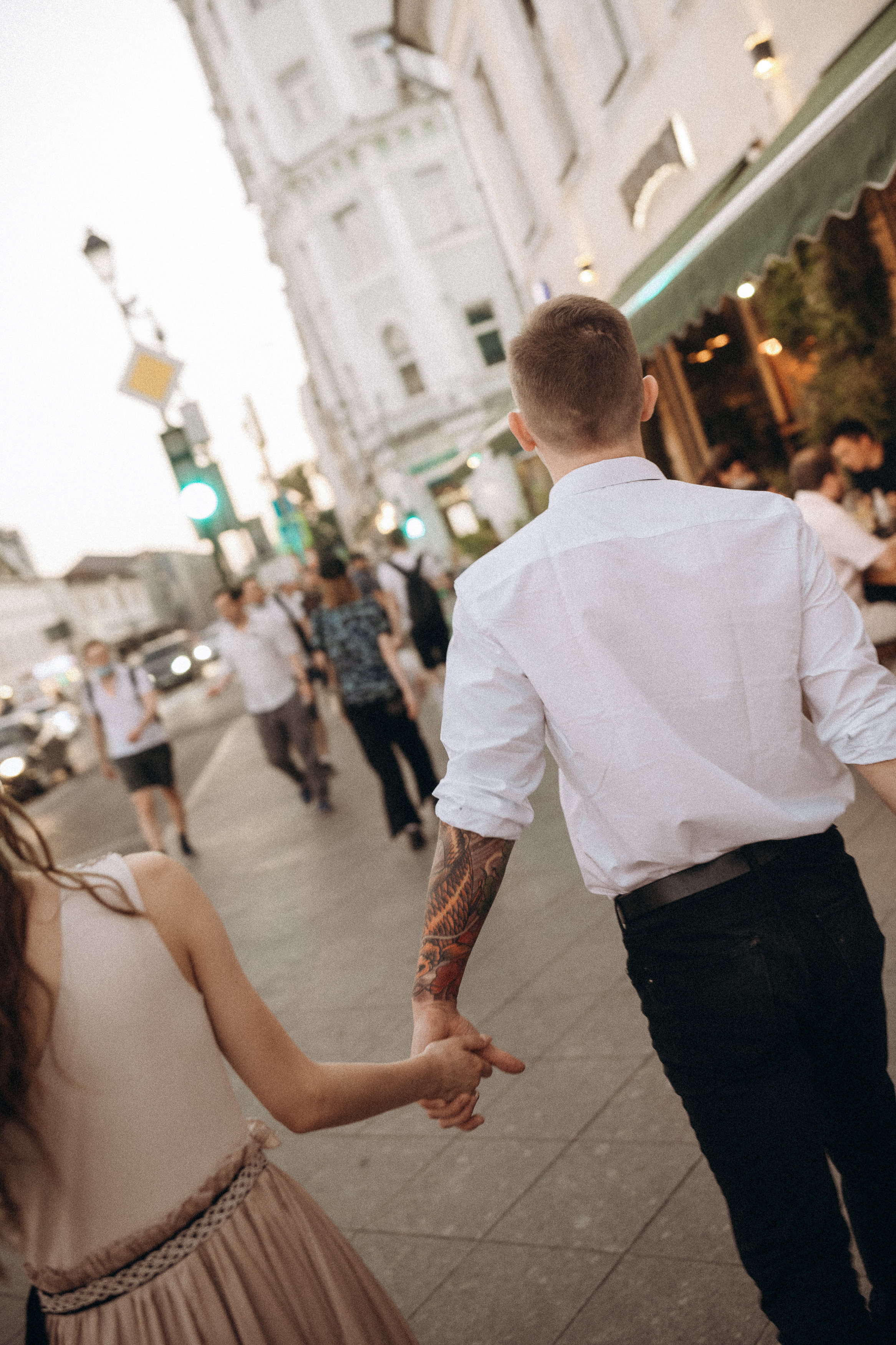 Intimate wedding photoshoot in city centre. Wedding & Family photographer in County Donegal and Dublin, Ireland