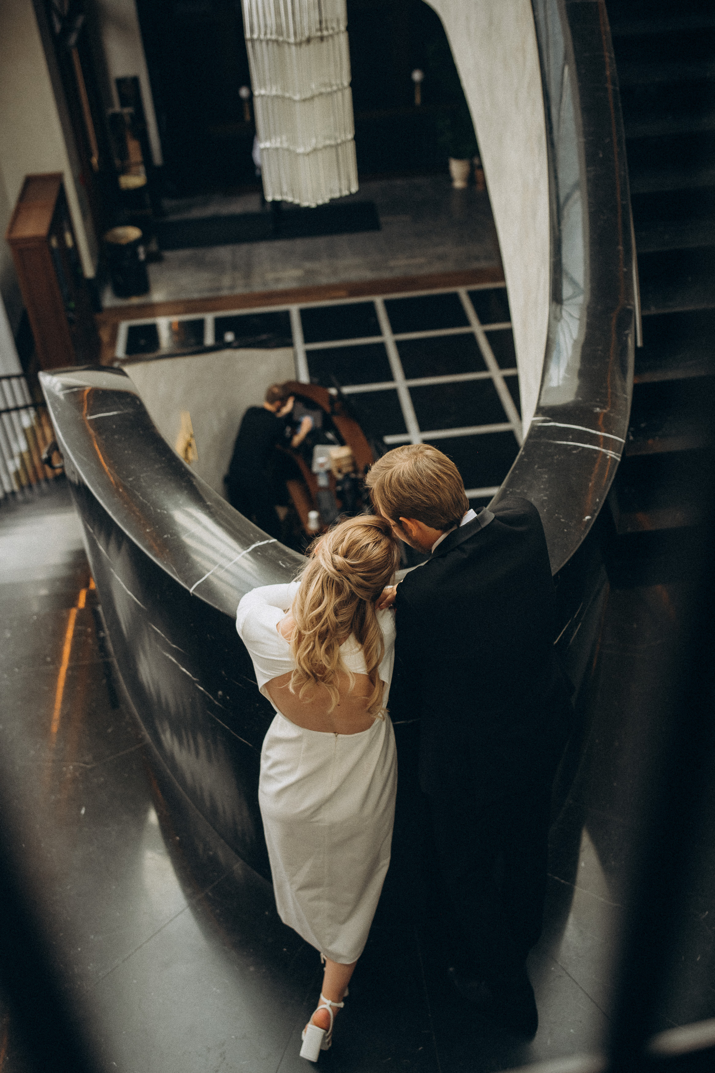 Wedding photoshoot in the historical cinema. Wedding & Family photographer in County Donegal and Dublin, Ireland