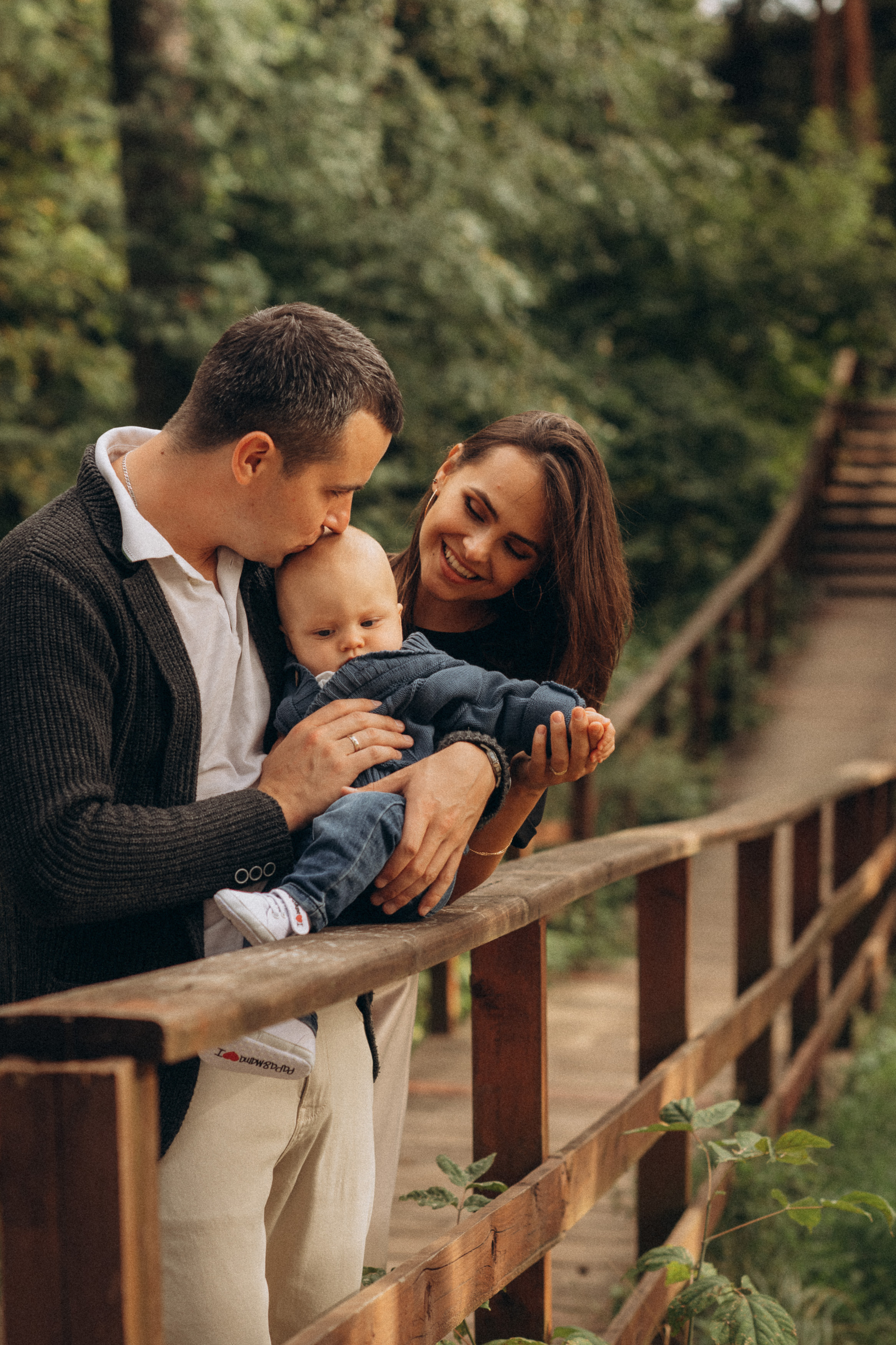 Family with baby photoshoot in the park. Wedding & Family photographer in County Donegal and Dublin, Ireland