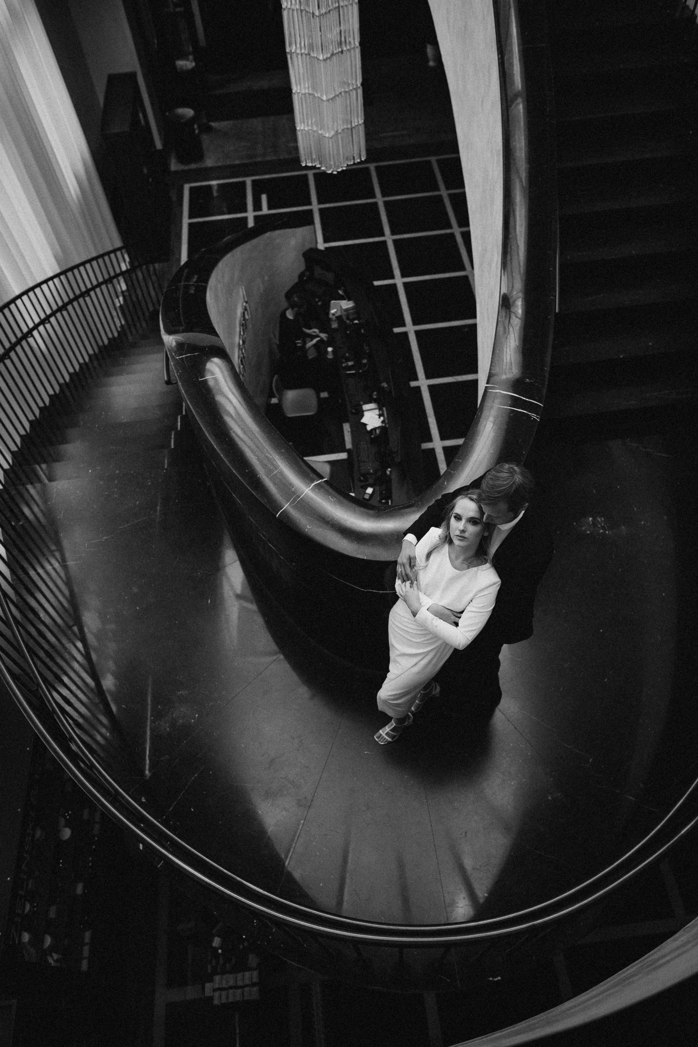 Wedding photoshoot in the historical cinema. Wedding & Family photographer in County Donegal and Dublin, Ireland