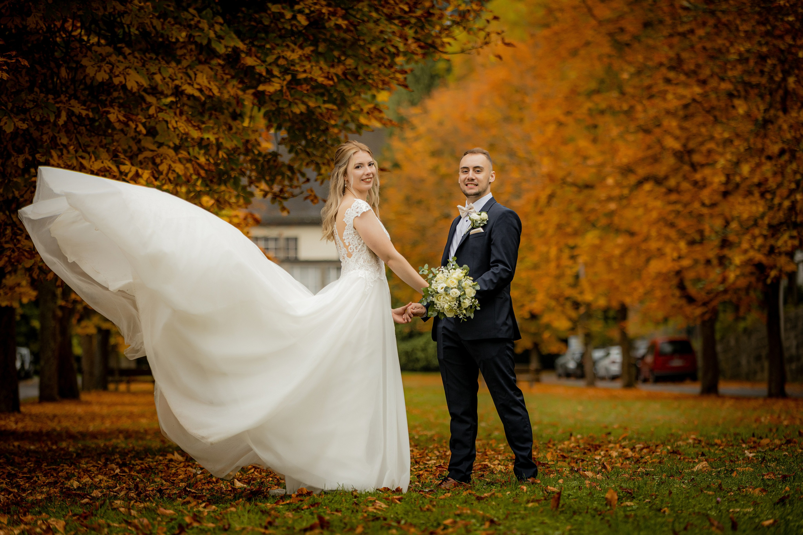 Herbstliche Hochzeit. Фотограф в Германии — Михаэль Барон