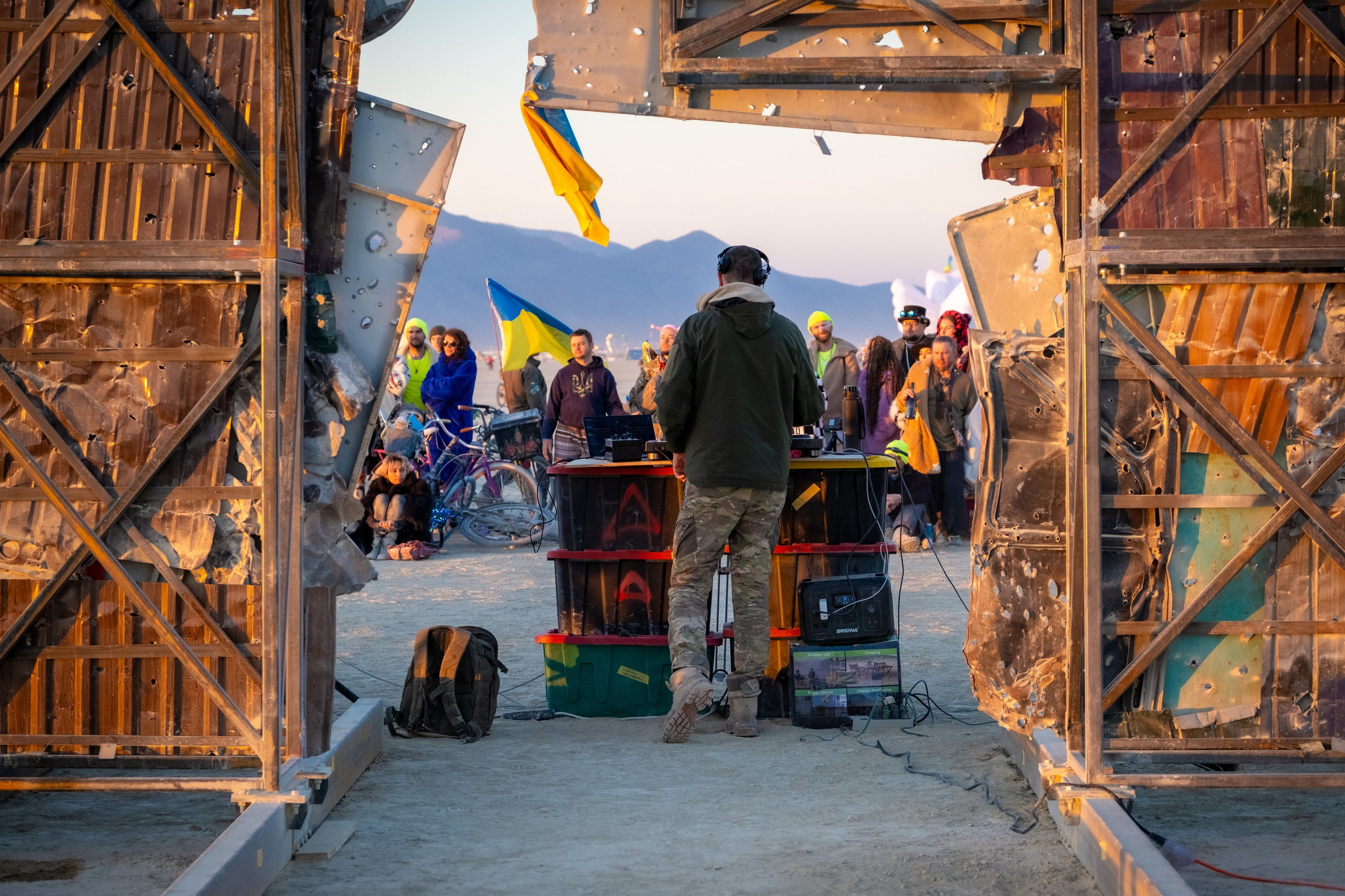 BURNING MAN 2024. Reportage concert portrait photography in the San Francisco Bay Area