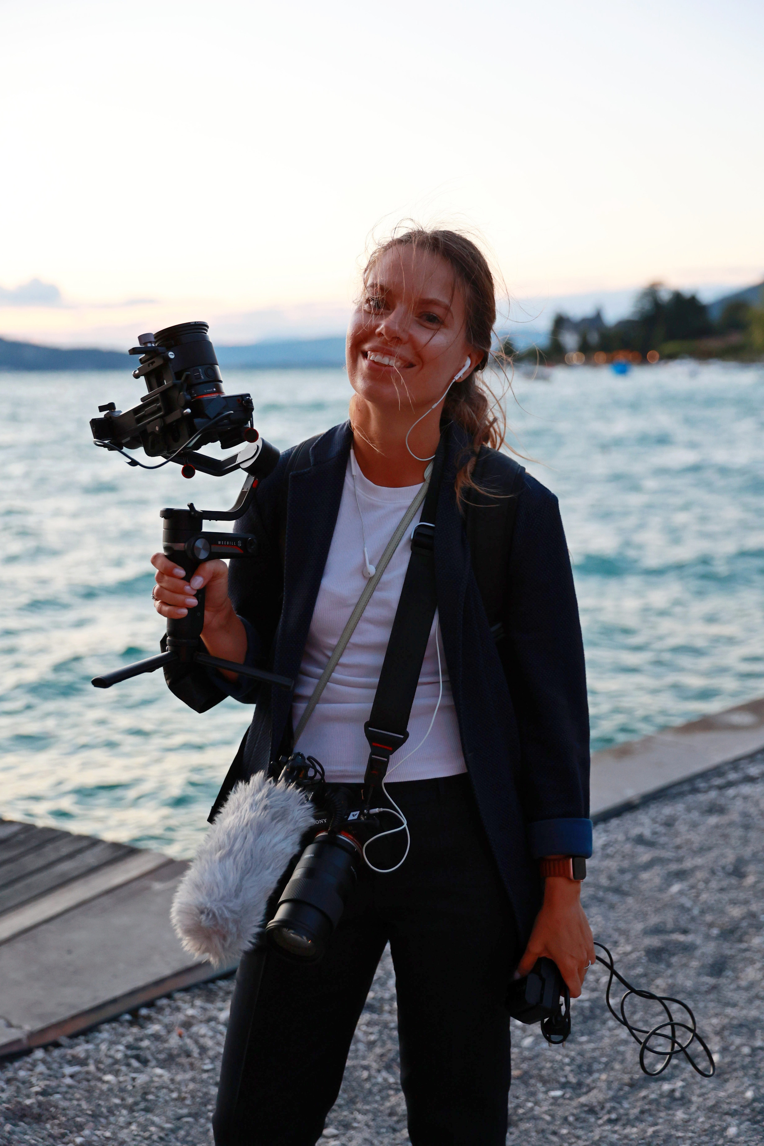 Backstage. Annecy Film — Videography, Vidéaste Kate CRAMON in Annecy and Geneva