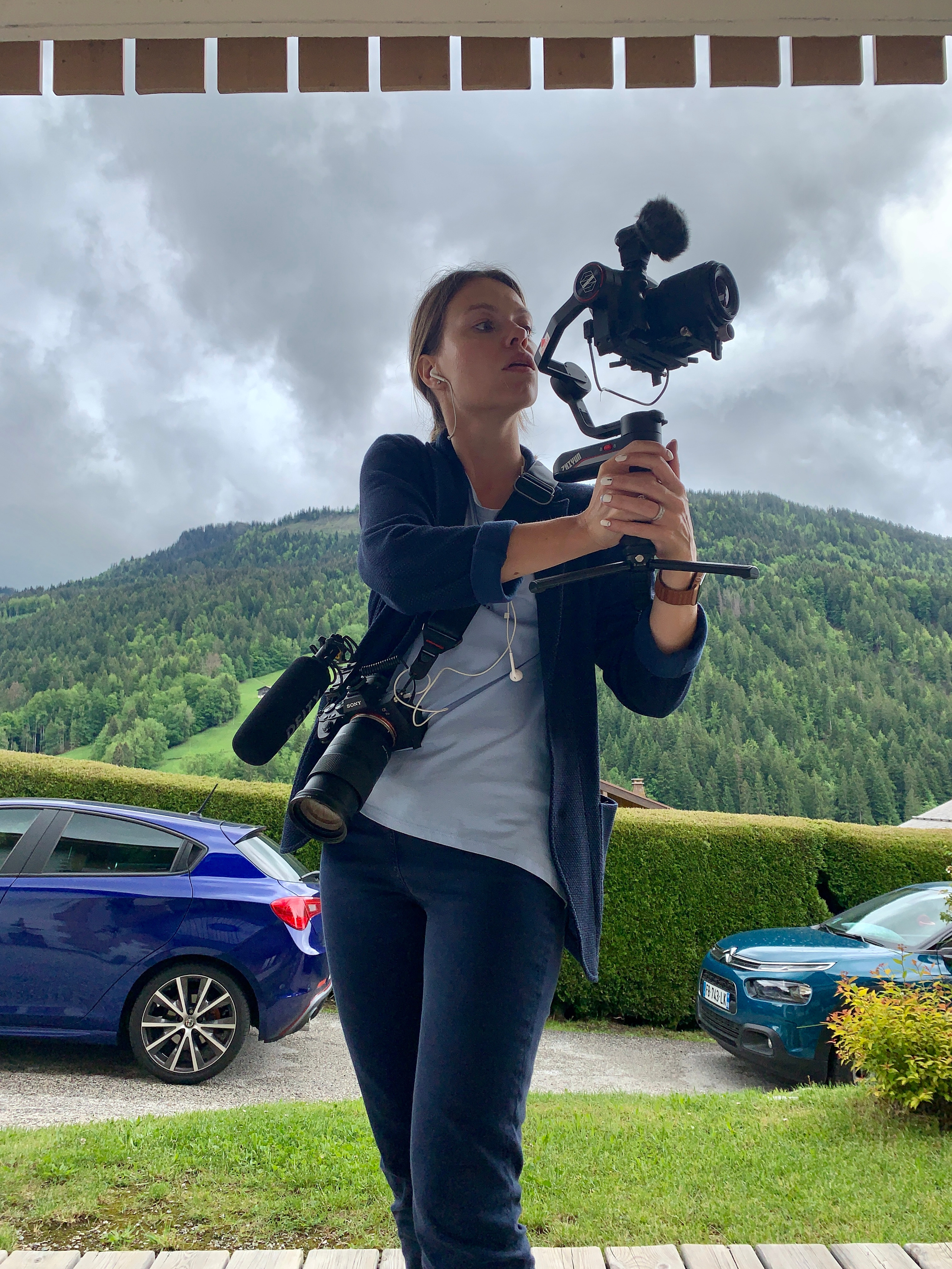 Backstage. Annecy Film — Videography, Vidéaste Kate CRAMON in Annecy and Geneva