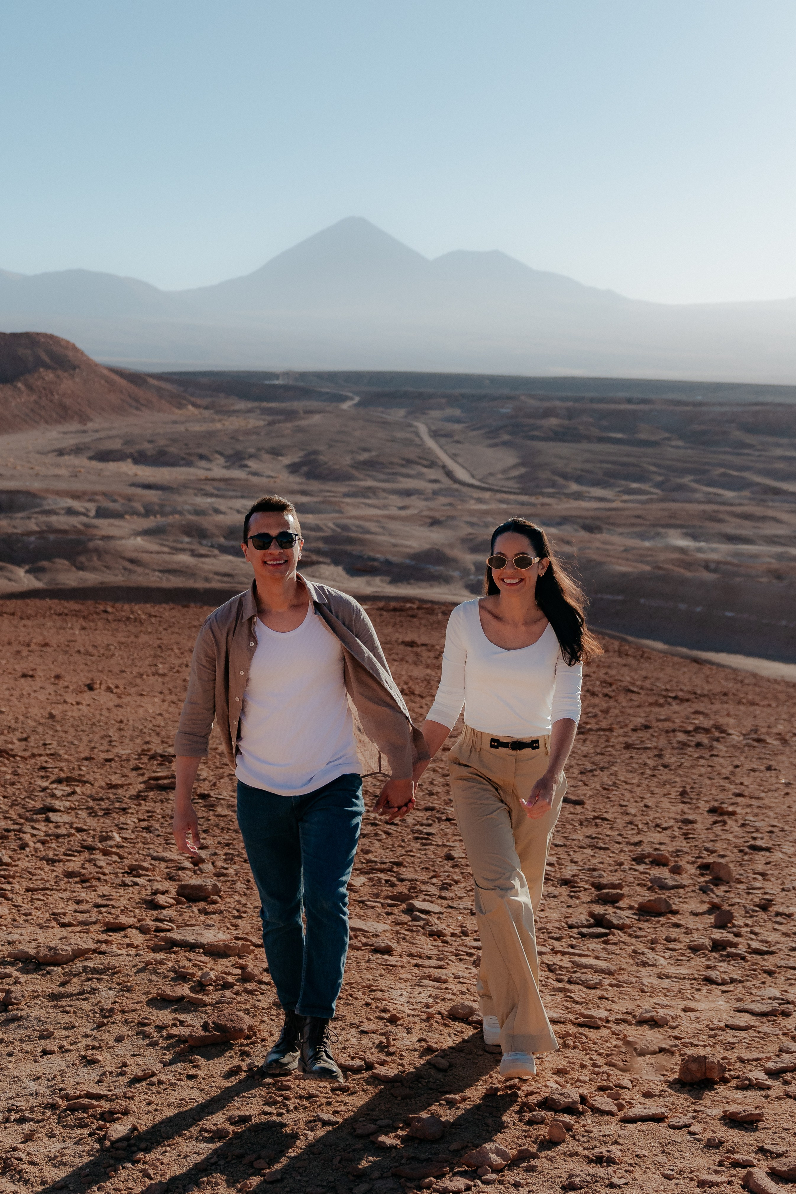 Sessão casual no Vale dos Cogumelos. Fotógrafo em San Pedro de Atacama