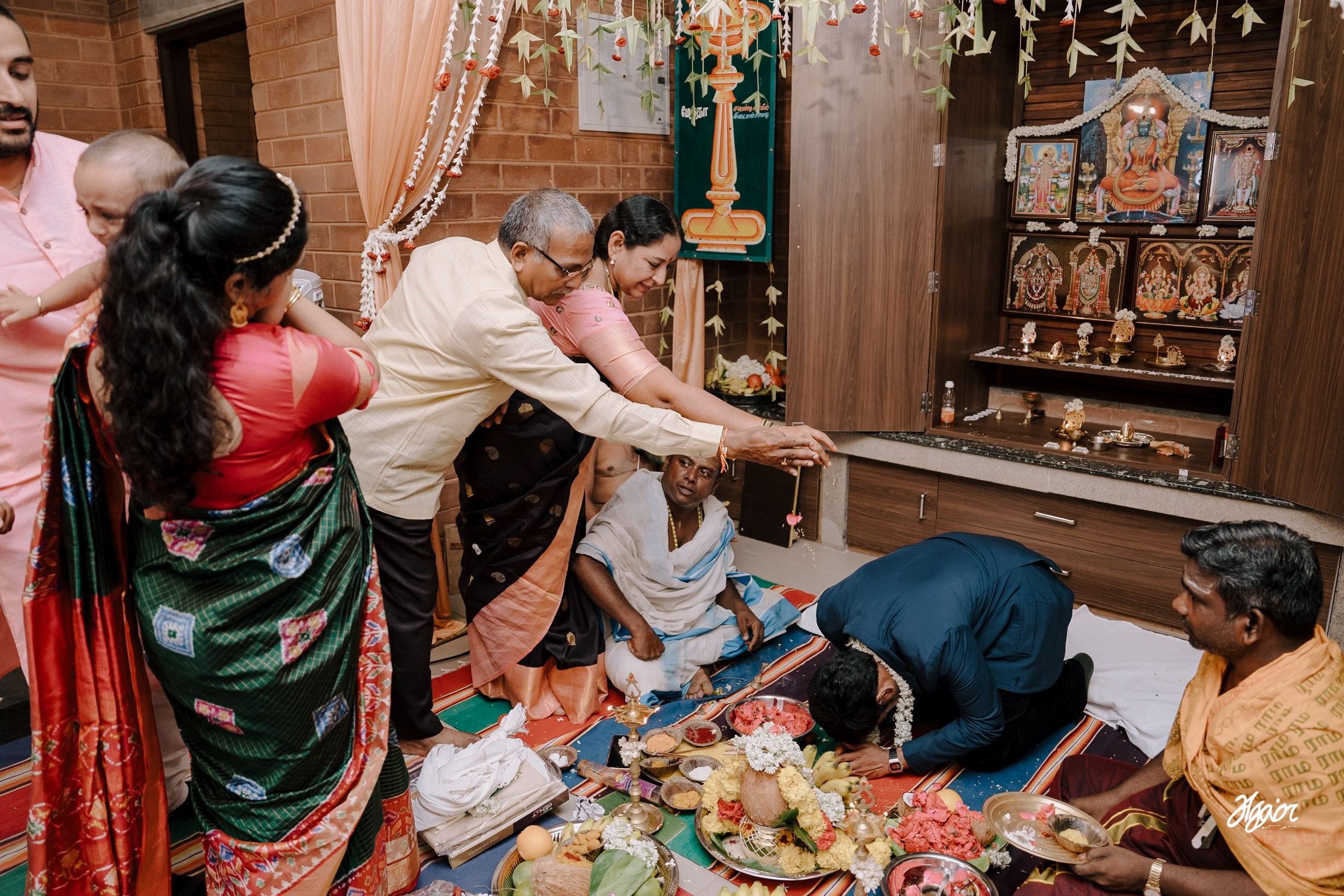 Wedding documentary photography in Pondicherry. Agam Vizha
