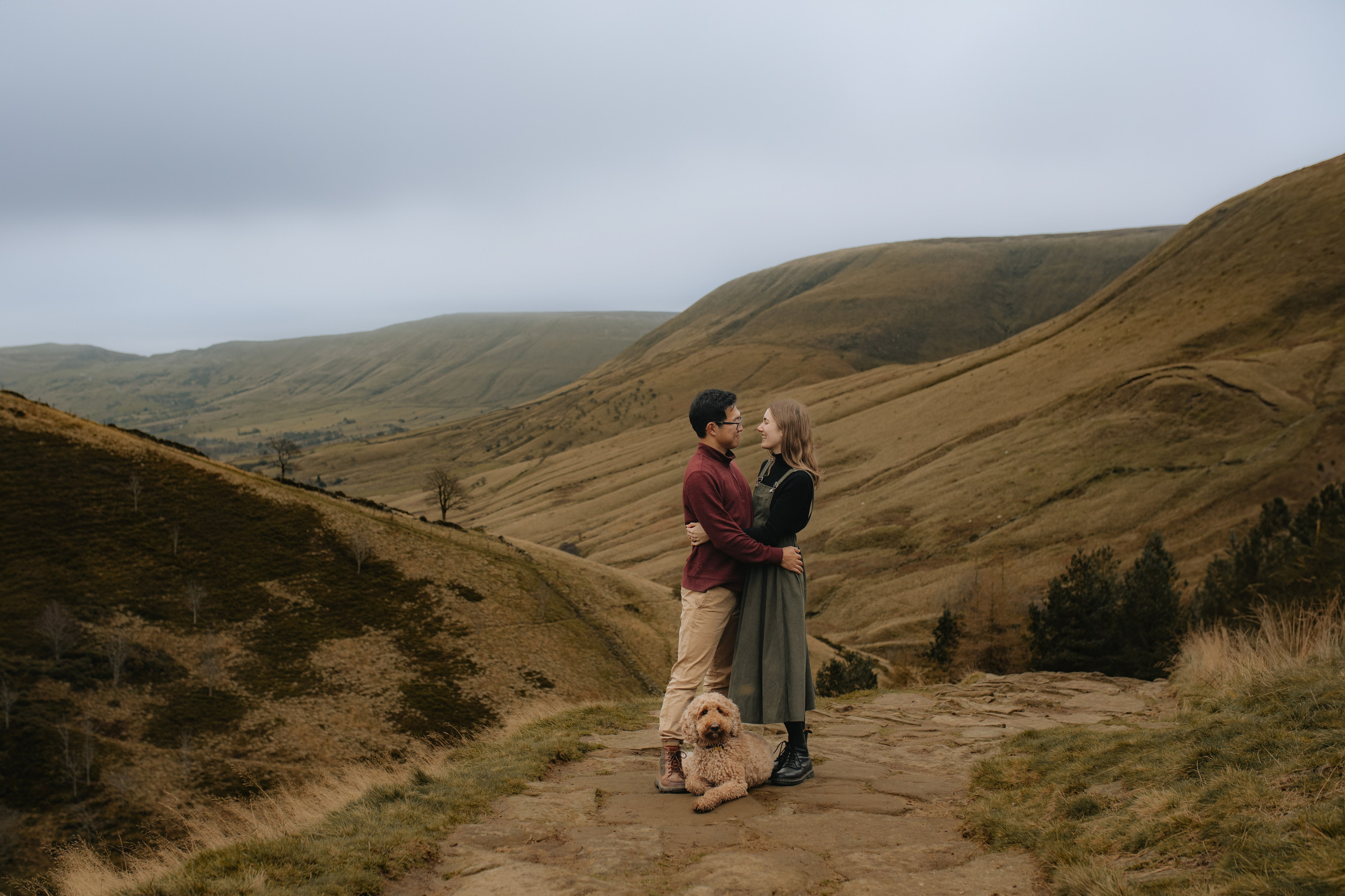 L & C in Peak District. Tania Gandrabur, photographer in West Midlands, England