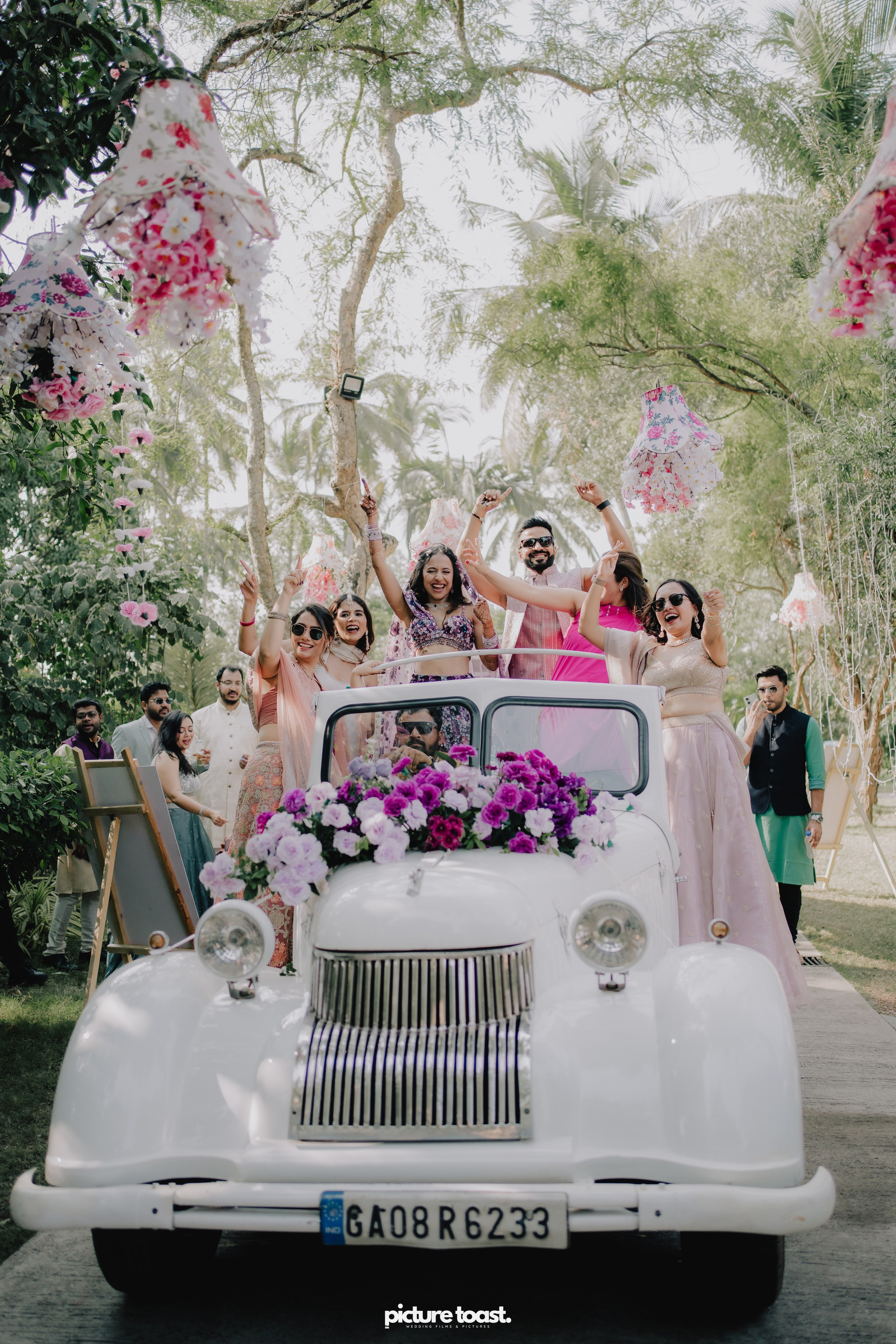 Varamala Ft. Barbie & Aneesh. Fine art Wedding Photographers in India & Canada