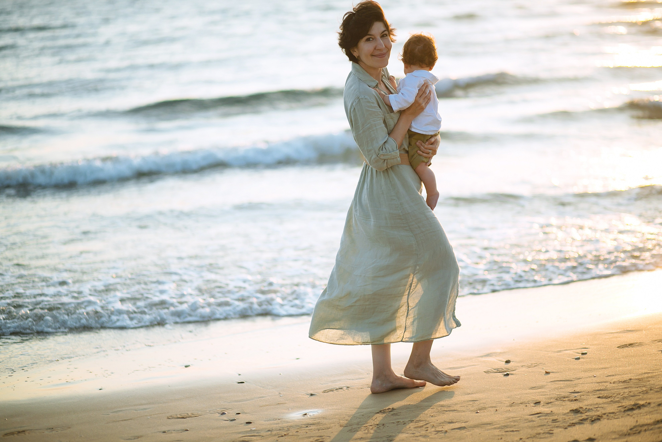 Studentim beach / Eithan 9 month. Family photographer in Israel