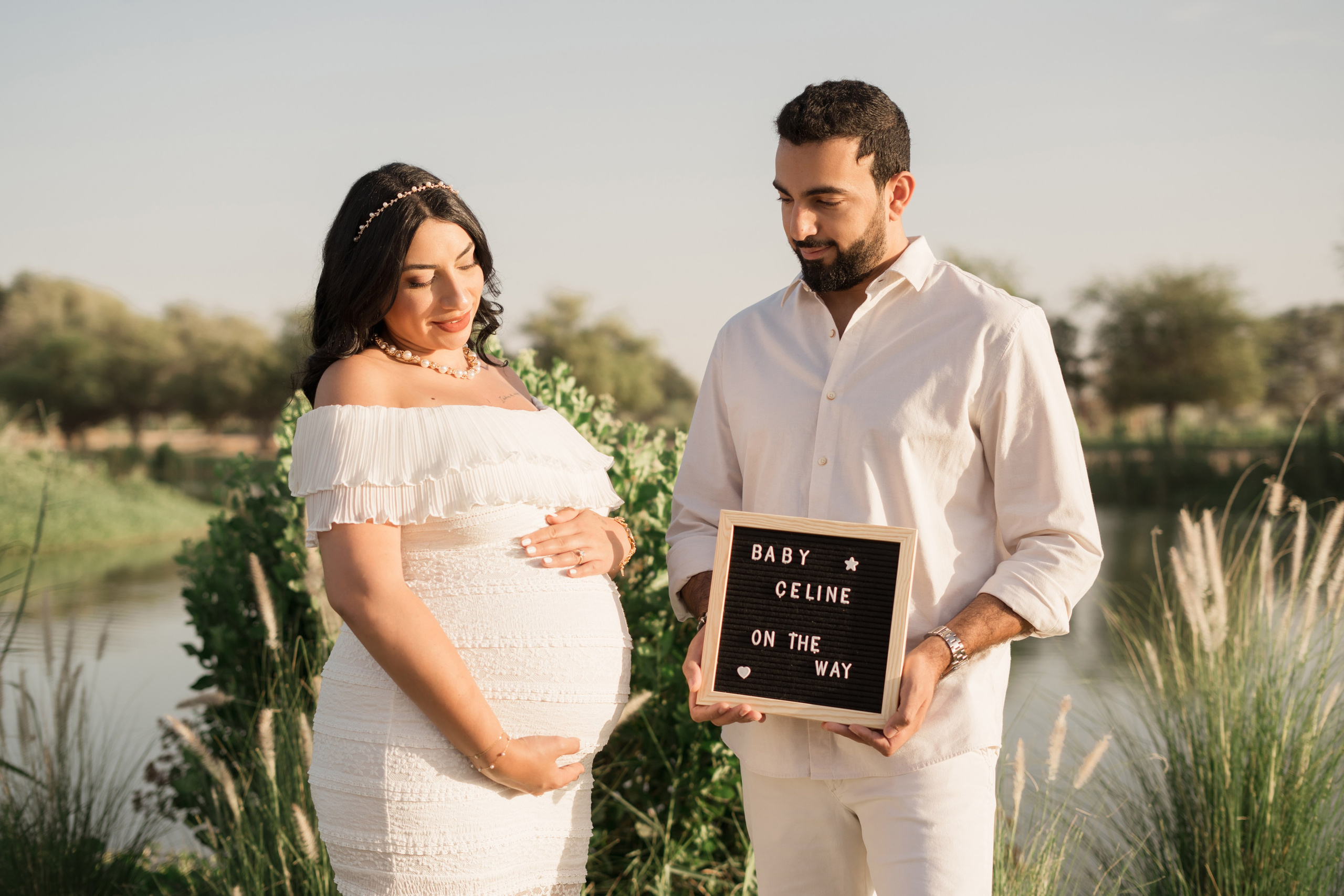 Sunrise by the lake. Angela Iakovleva — Family Photographer in Dubai