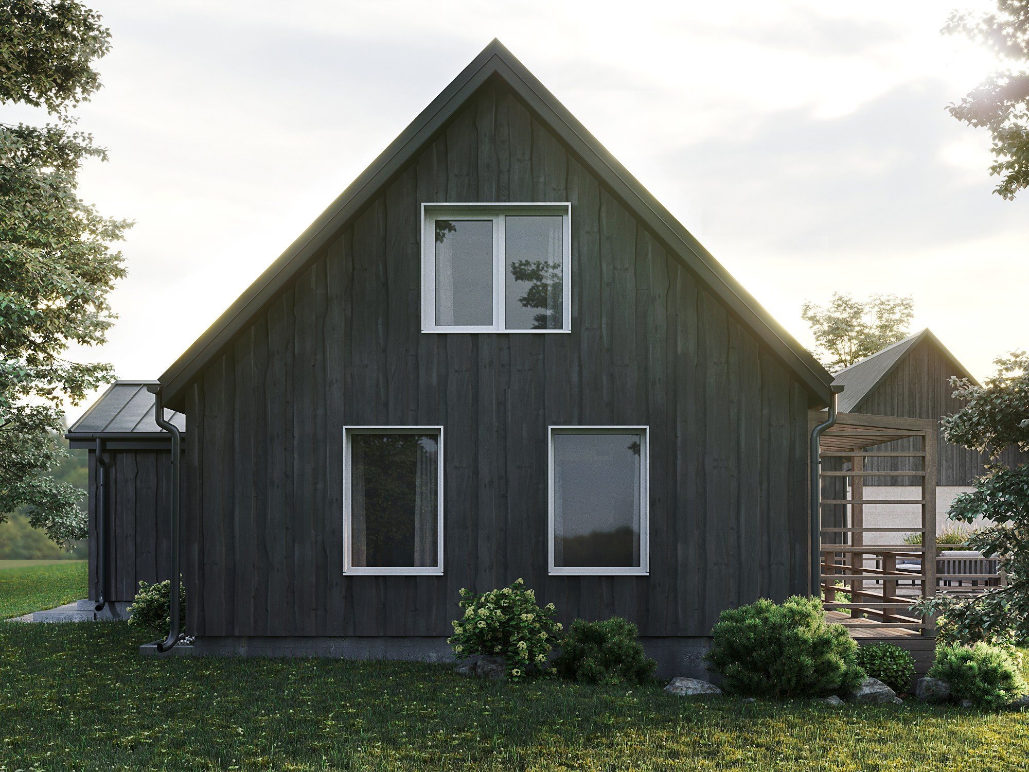 MĀJAS FASĀDE ŠEDERE. Ivainteriordesign.com