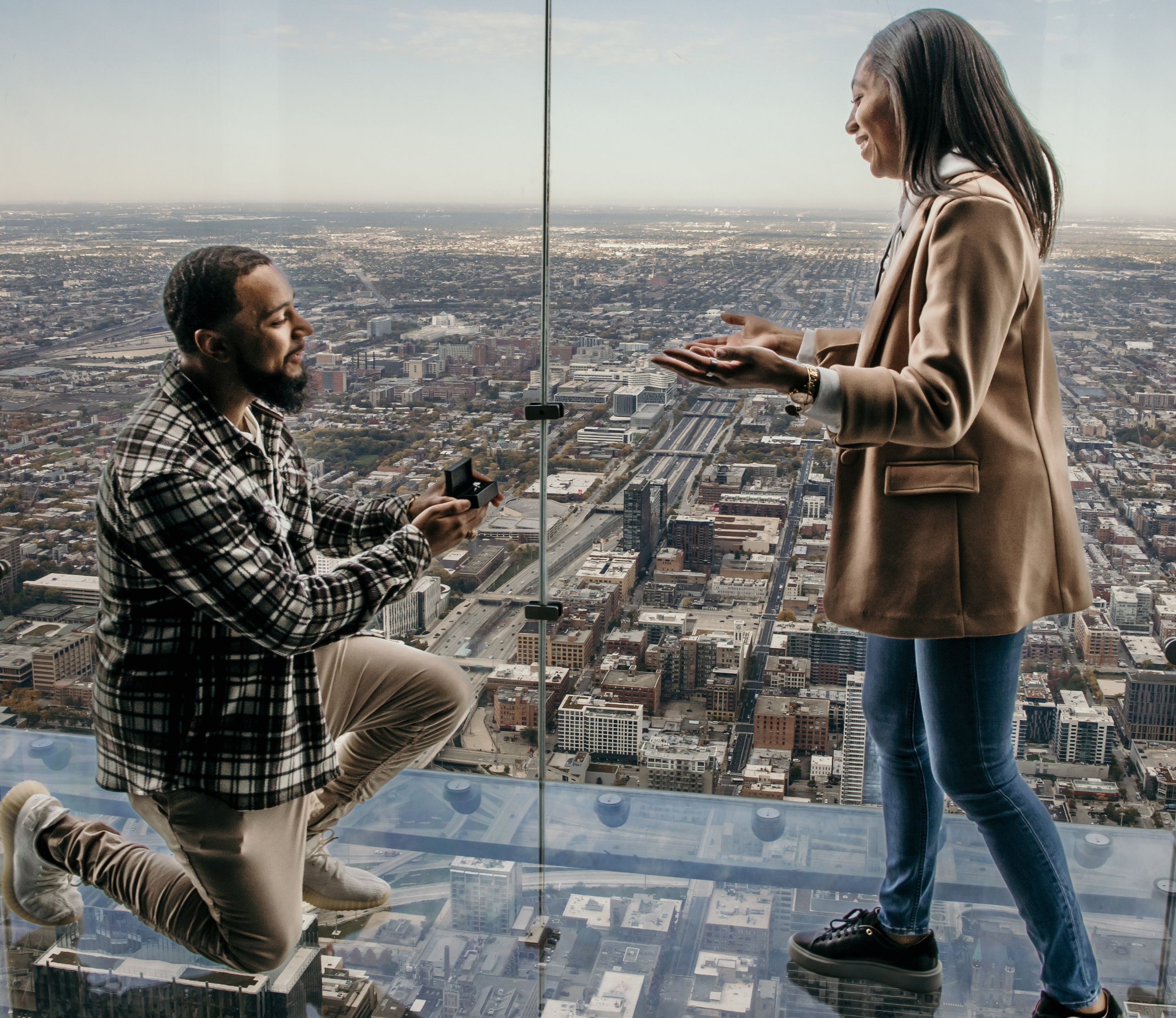 Proposal in Chicago. Family Lifestyle Photography