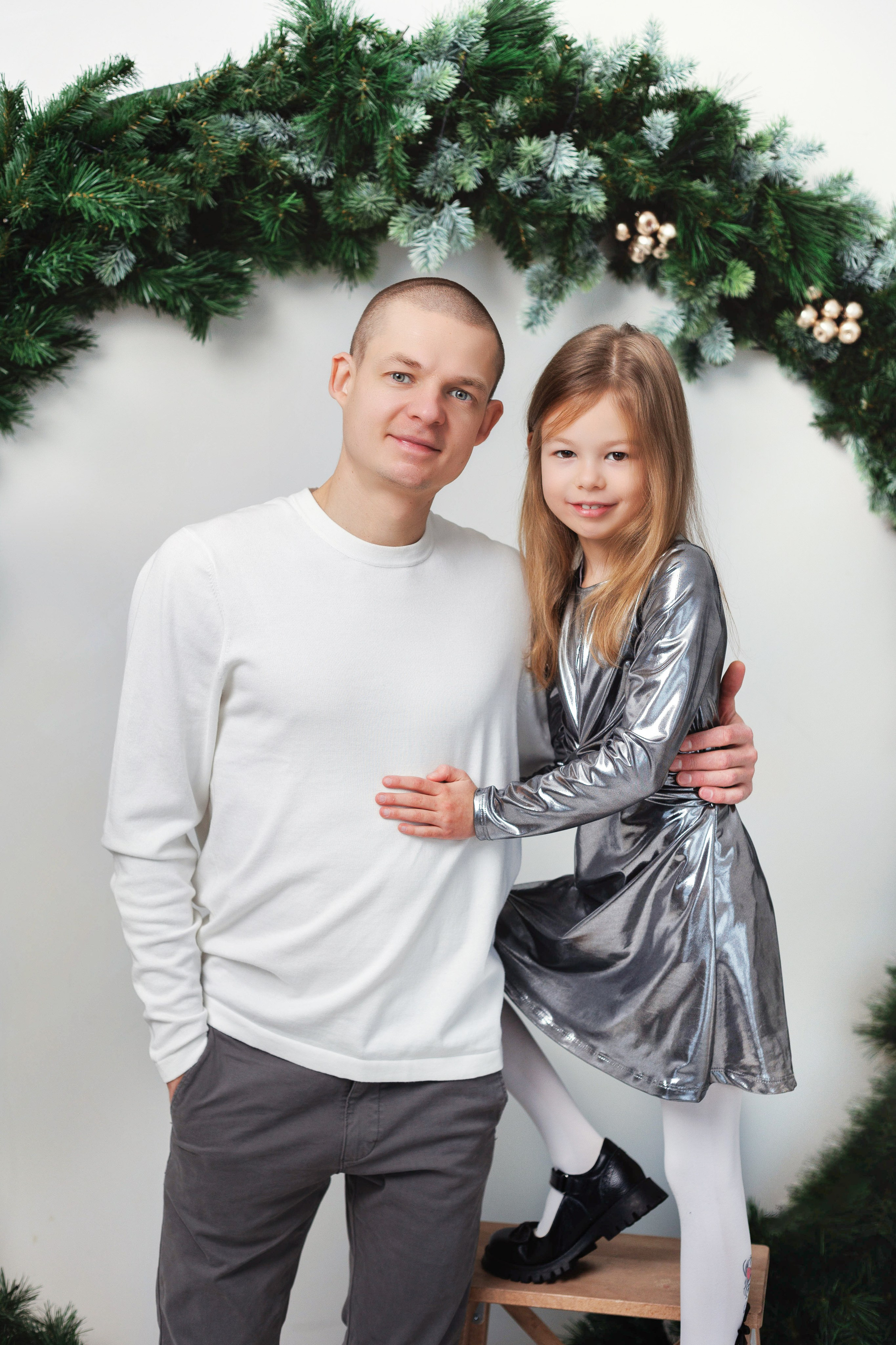 Семейная фотосессия в студии Вильнюса. Семейный и детский фотограф в Вильнюсе Светлана Наумова