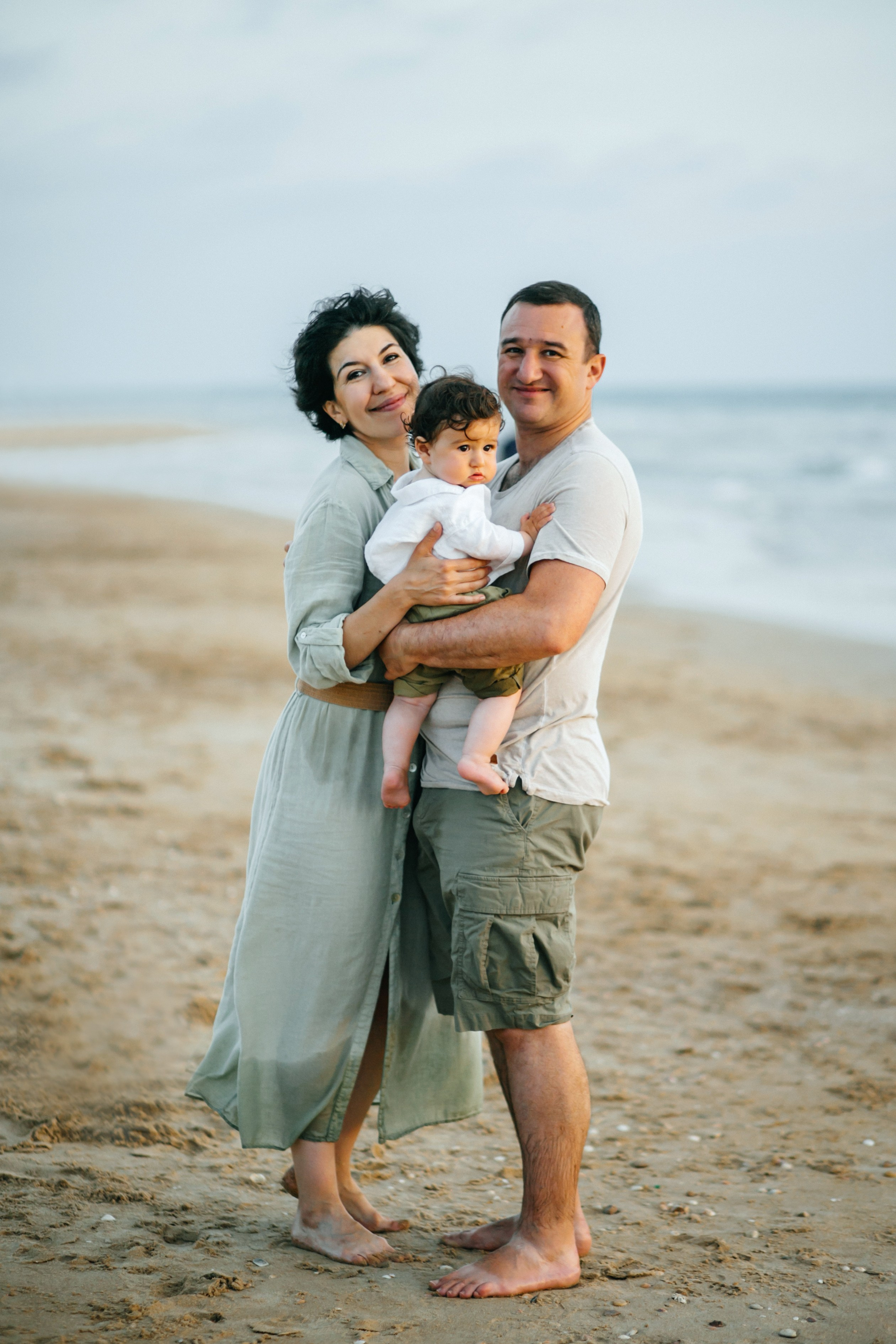 Studentim beach / Eithan 9 month. Family photographer in Israel