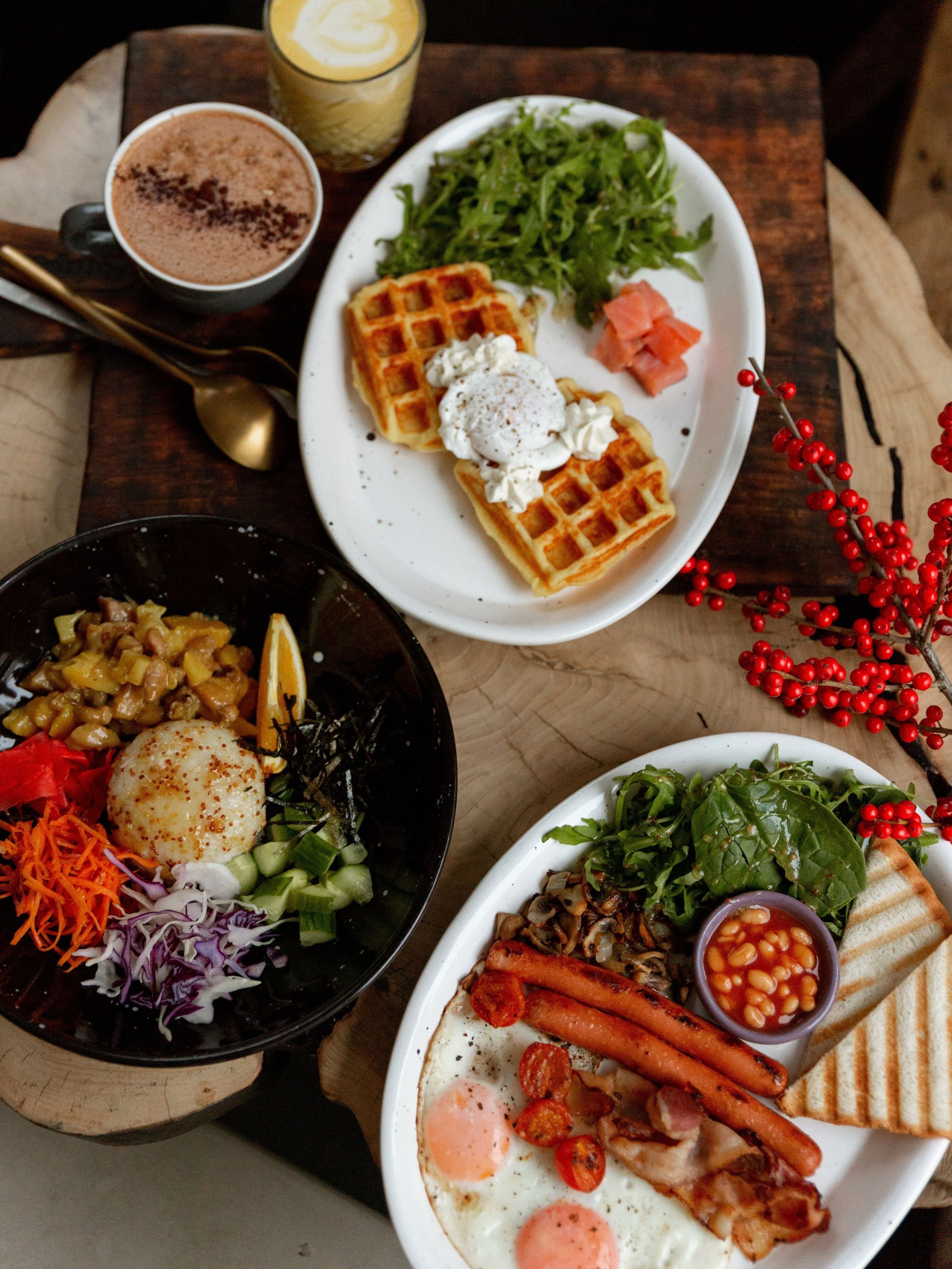 Kootyata coffee shop. Christmas menu. Photographer Vladmir Gladkov