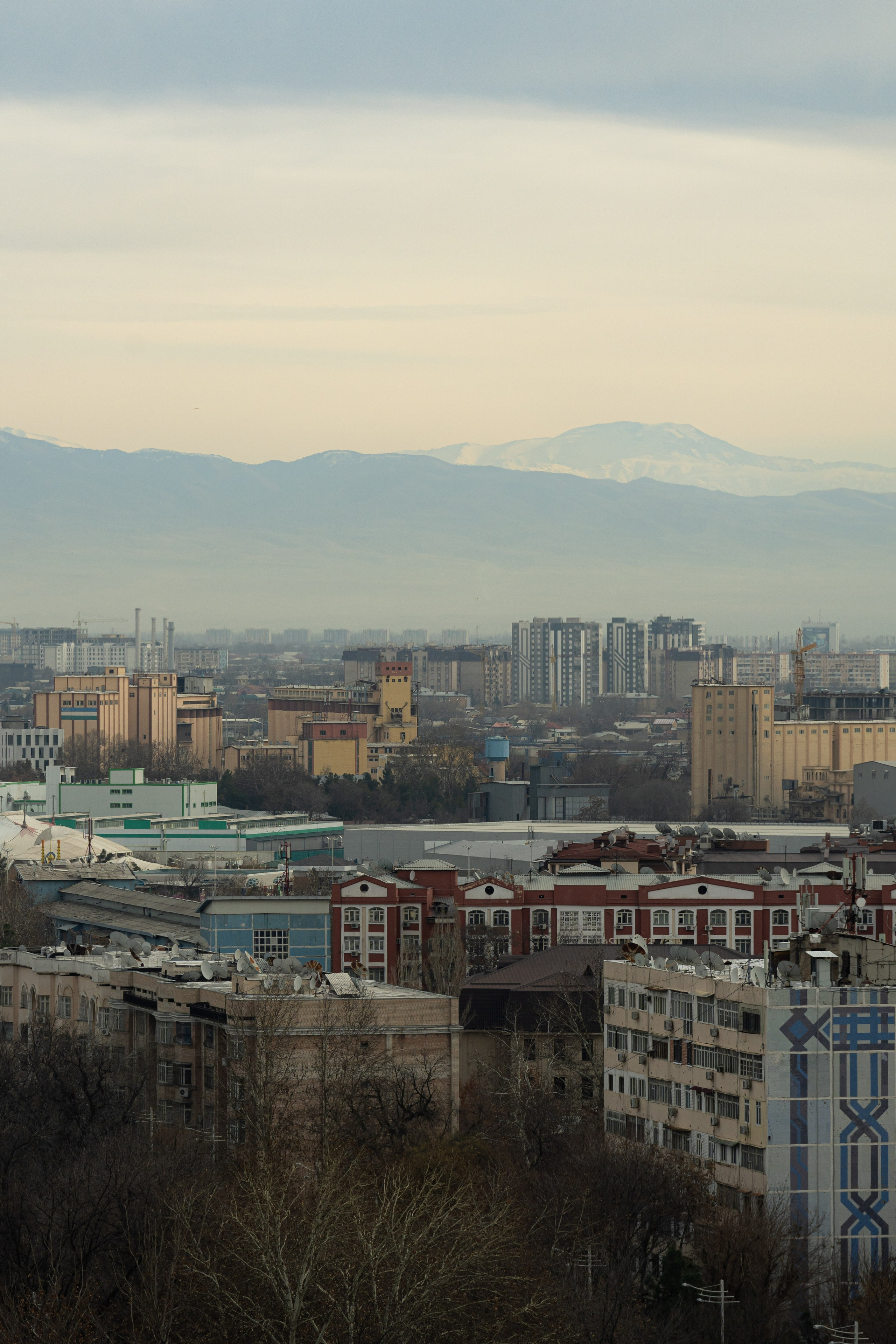 Смог в Ташкенте или Взгляд на город с высоты птичьего полета. Георгий Намазов | Фотограф в Ташкенте
