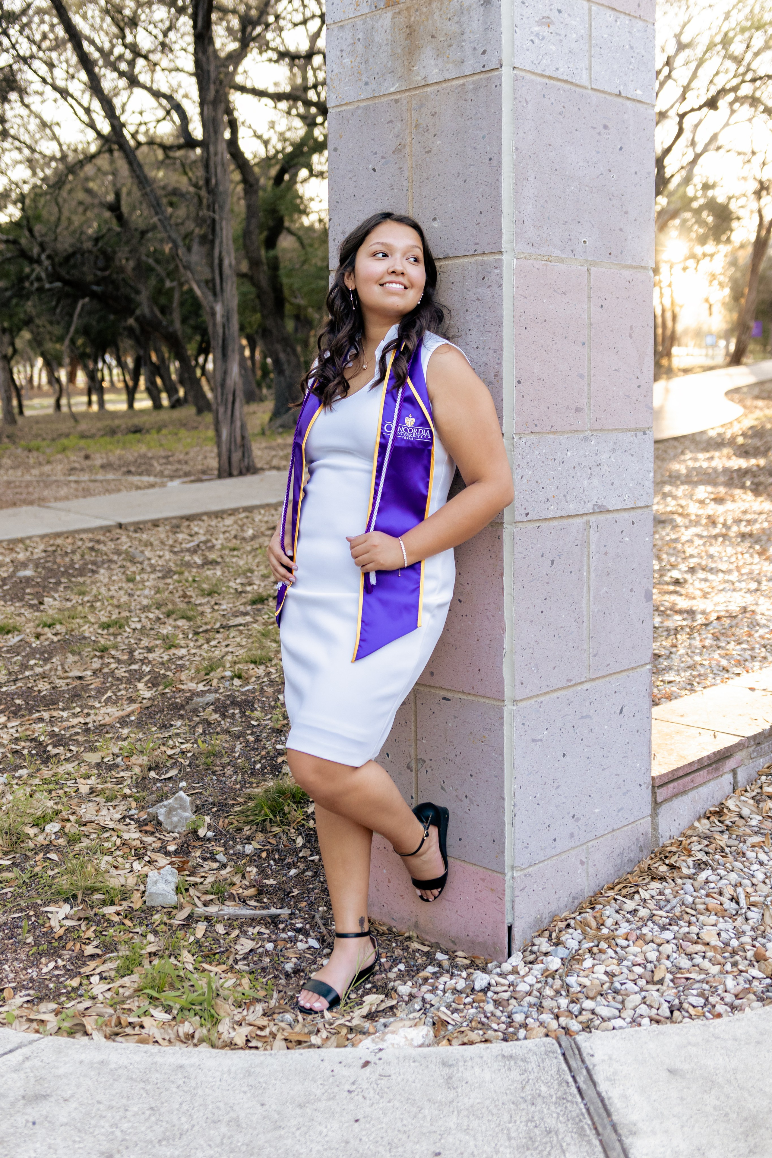 Kasey’s senior photoshoot at Concordia University
