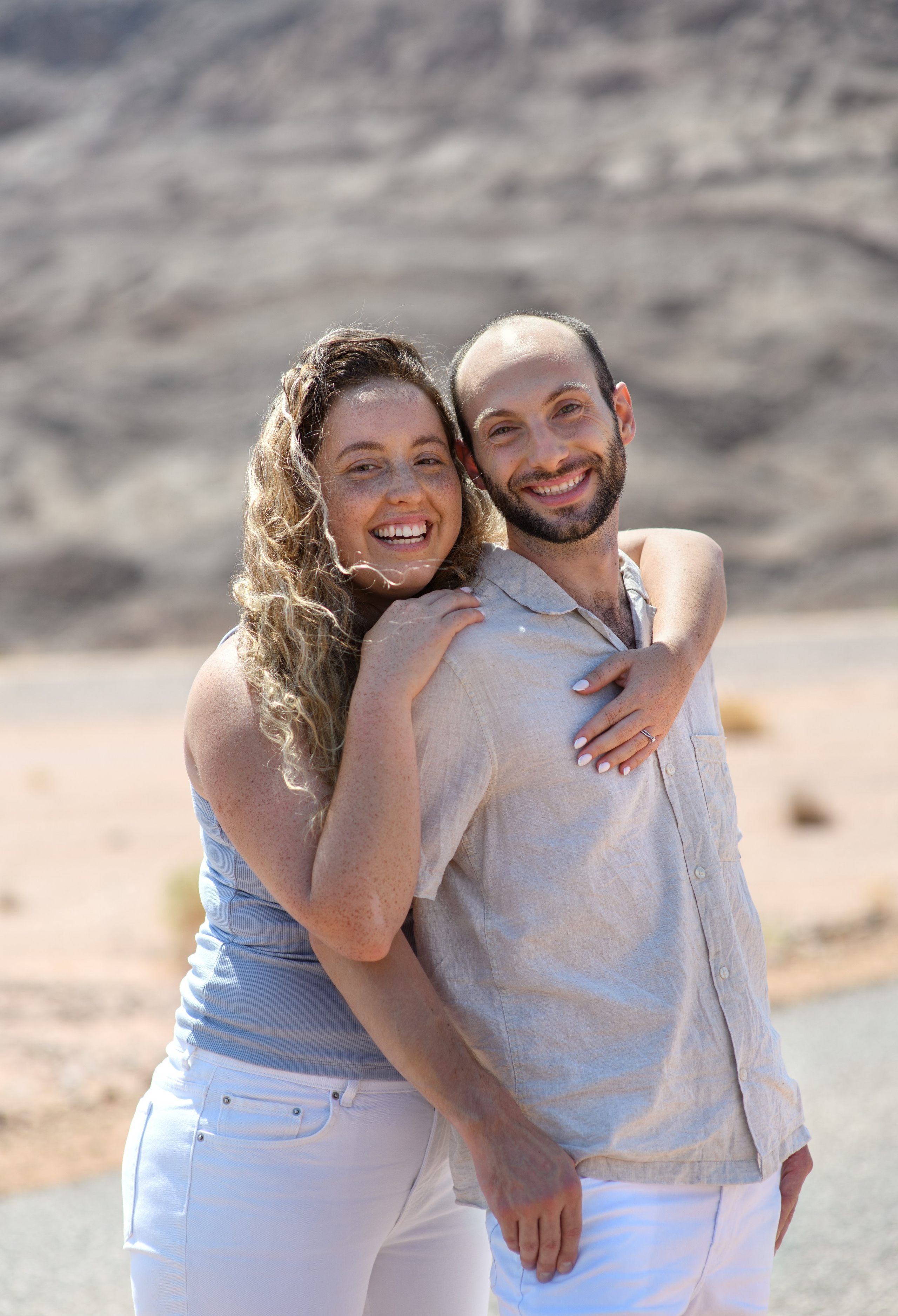 “She Said YES” in a Timna park for Lotan & Zohar. Family children pregnancy love stories photographer in Eilat Israel Olga Amchislavsky