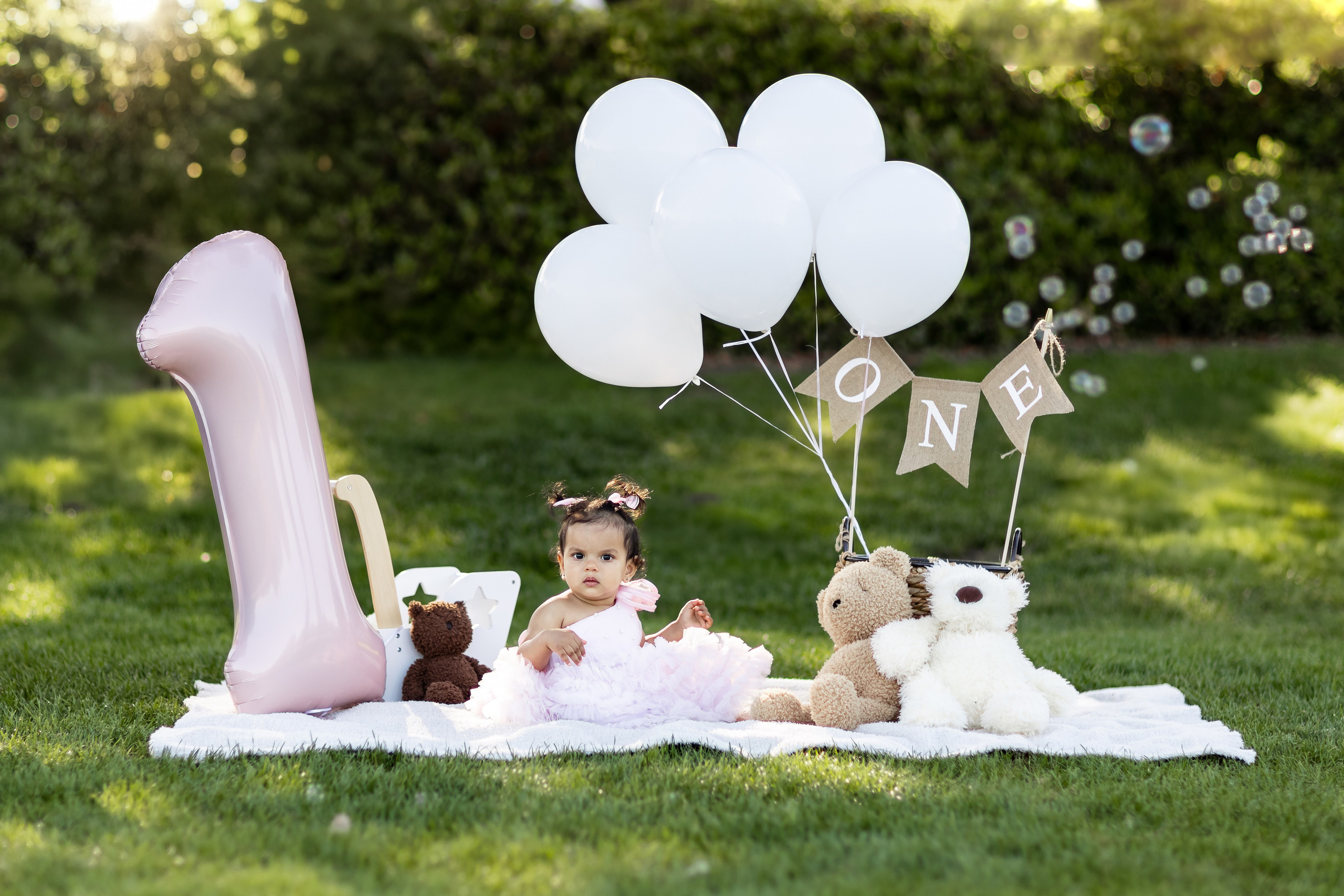 First year & Cake Smash. Family photographer in Bay Area, California