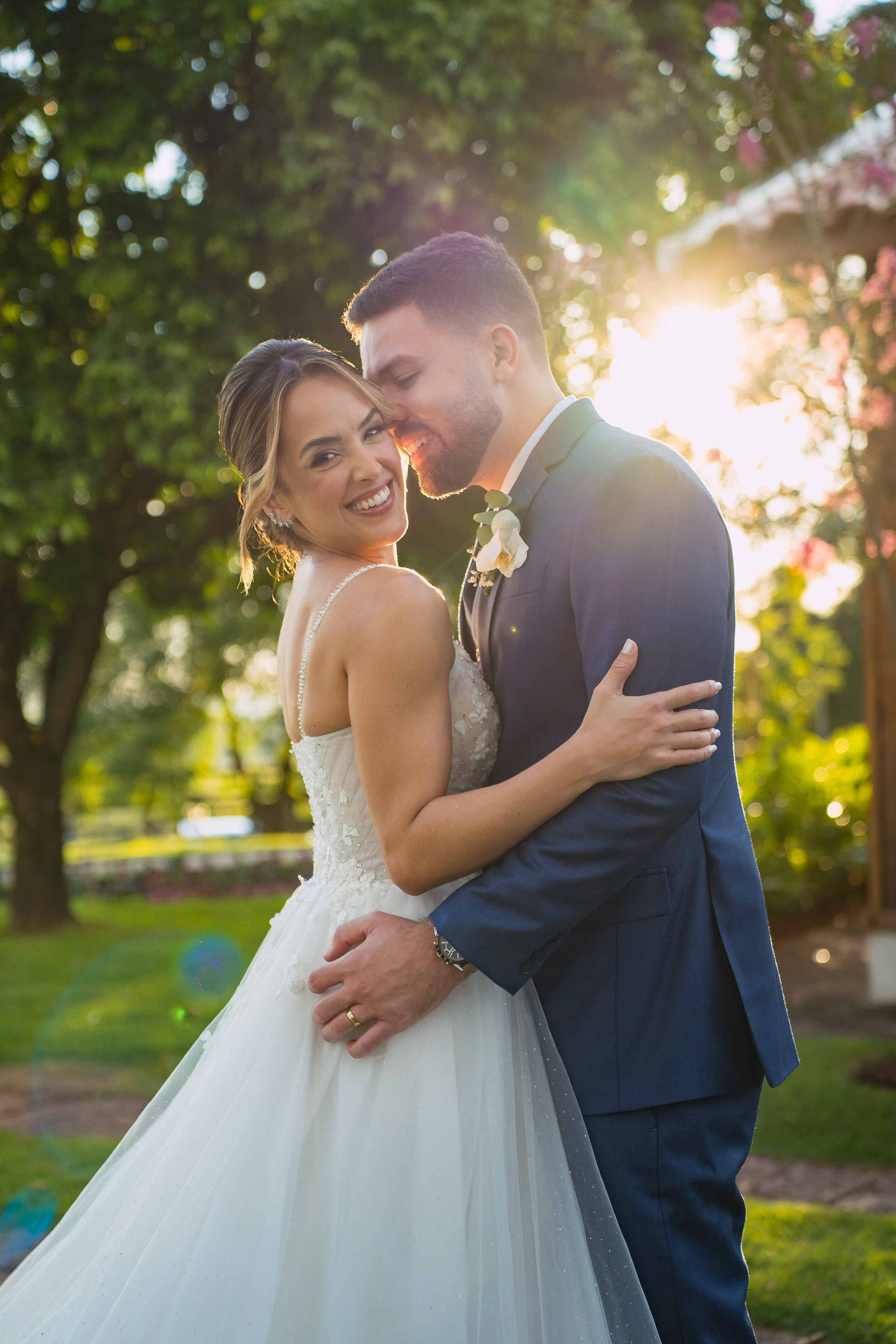 História de Aline & Gabriel. O Casal Dos Noivos