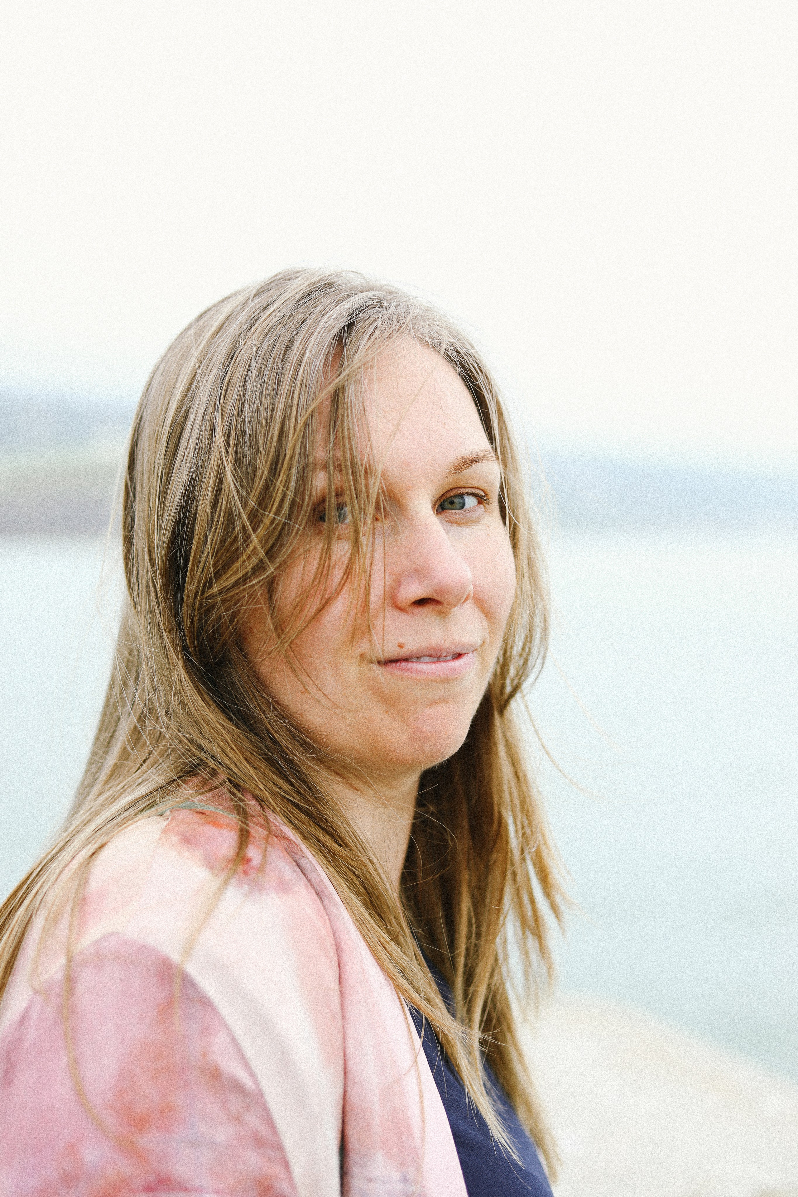 Katya near the lighthouse. Victoria Dini. Art photography in London / Folkestone, UK