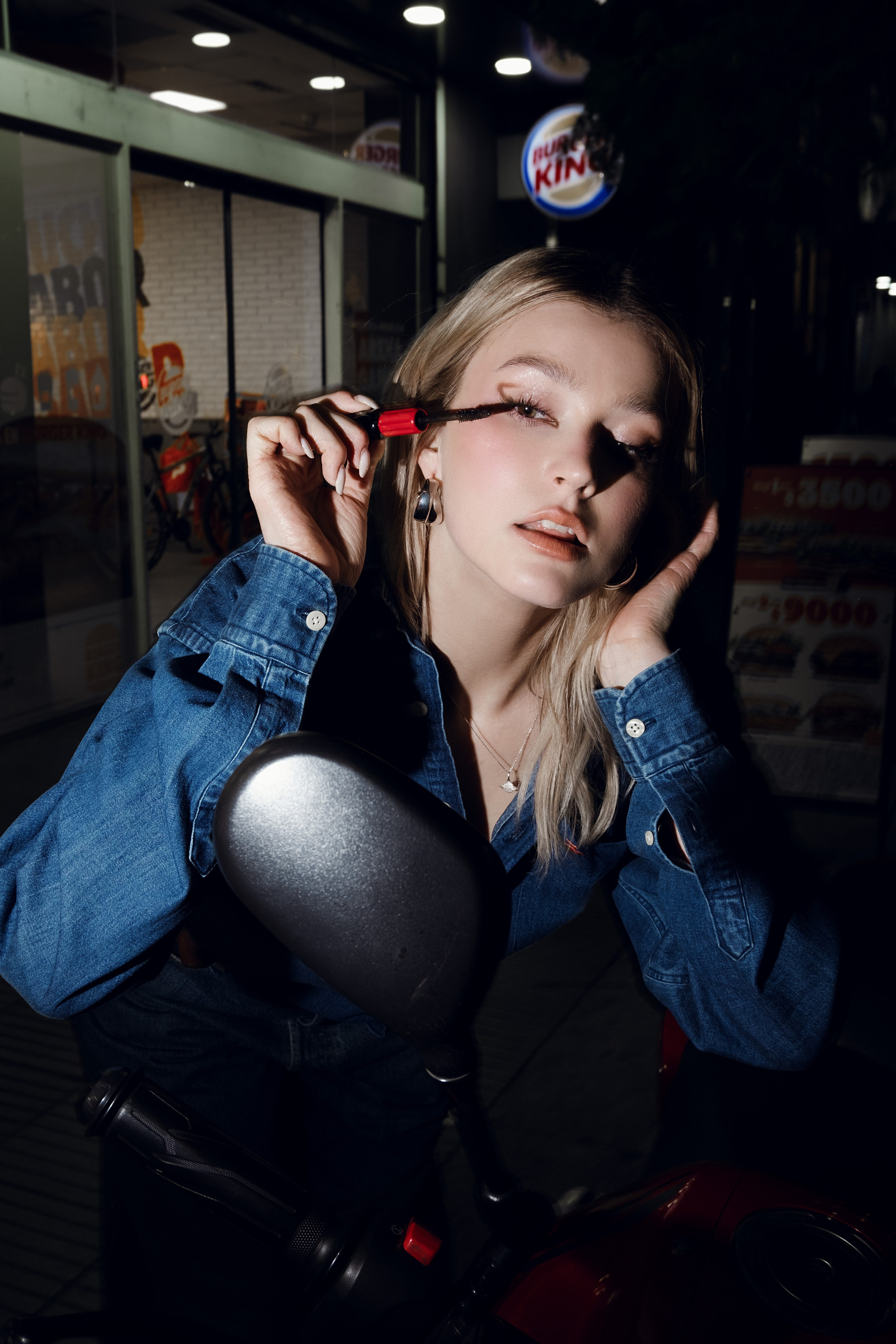 Denim night. Photographer Olga Tsoi