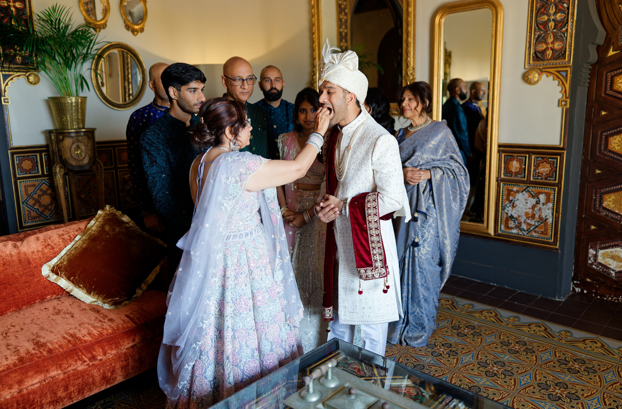 Indian wedding at Gran Villa Rosa, Barcelona
