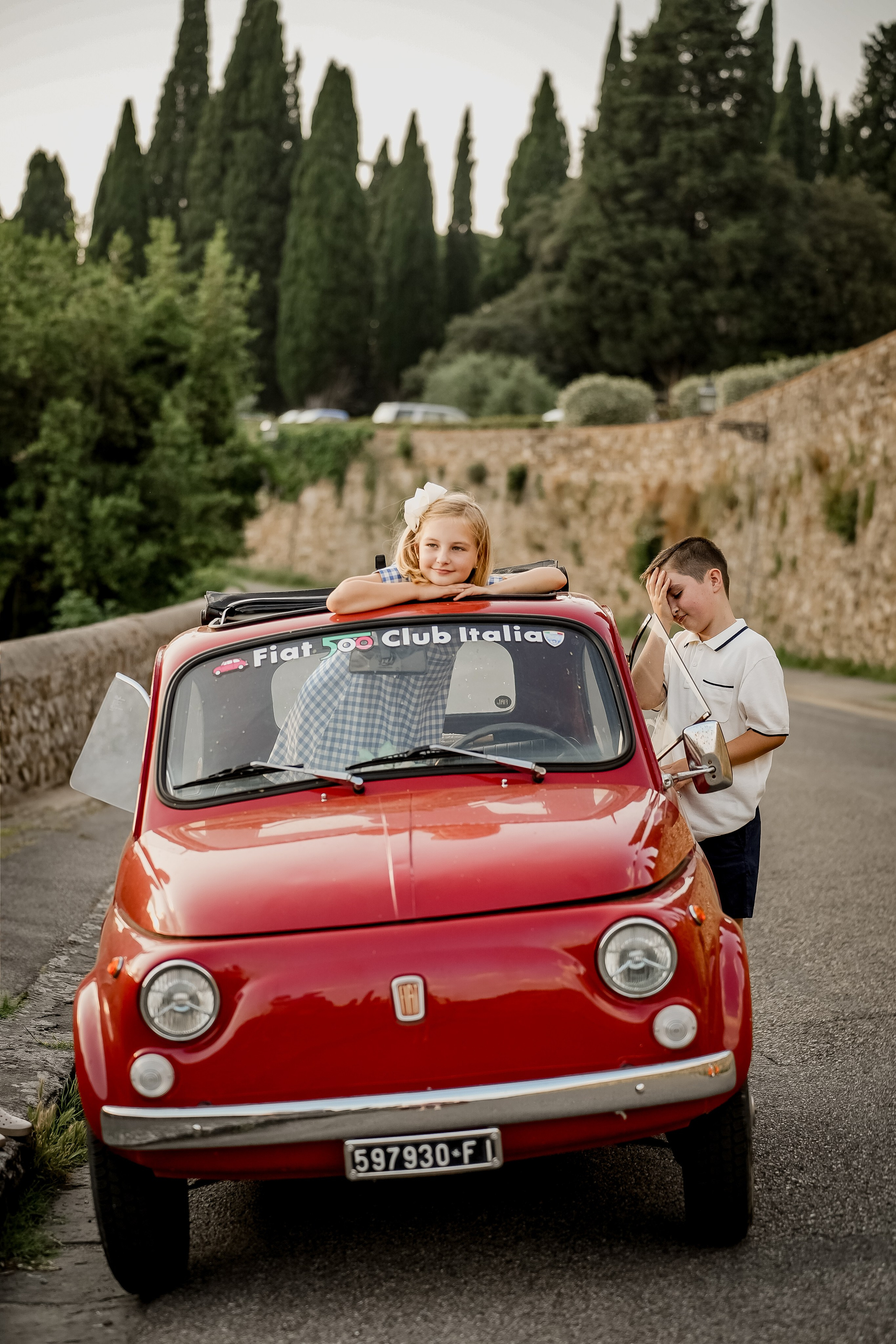 Mandy and Family. Wedding Photographer in Italy
