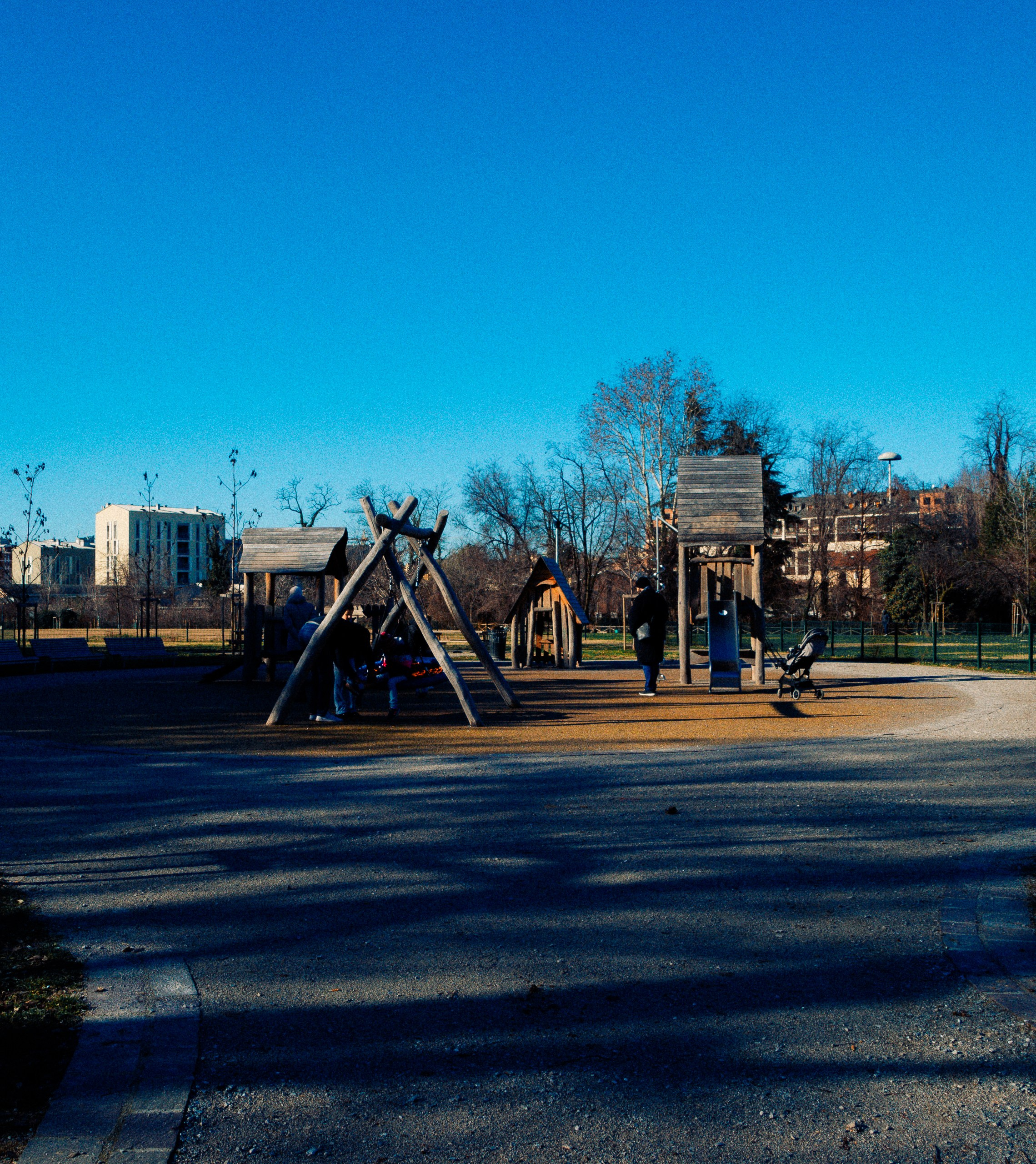 January in park. Анастасия Бучинская фотограф в Милане