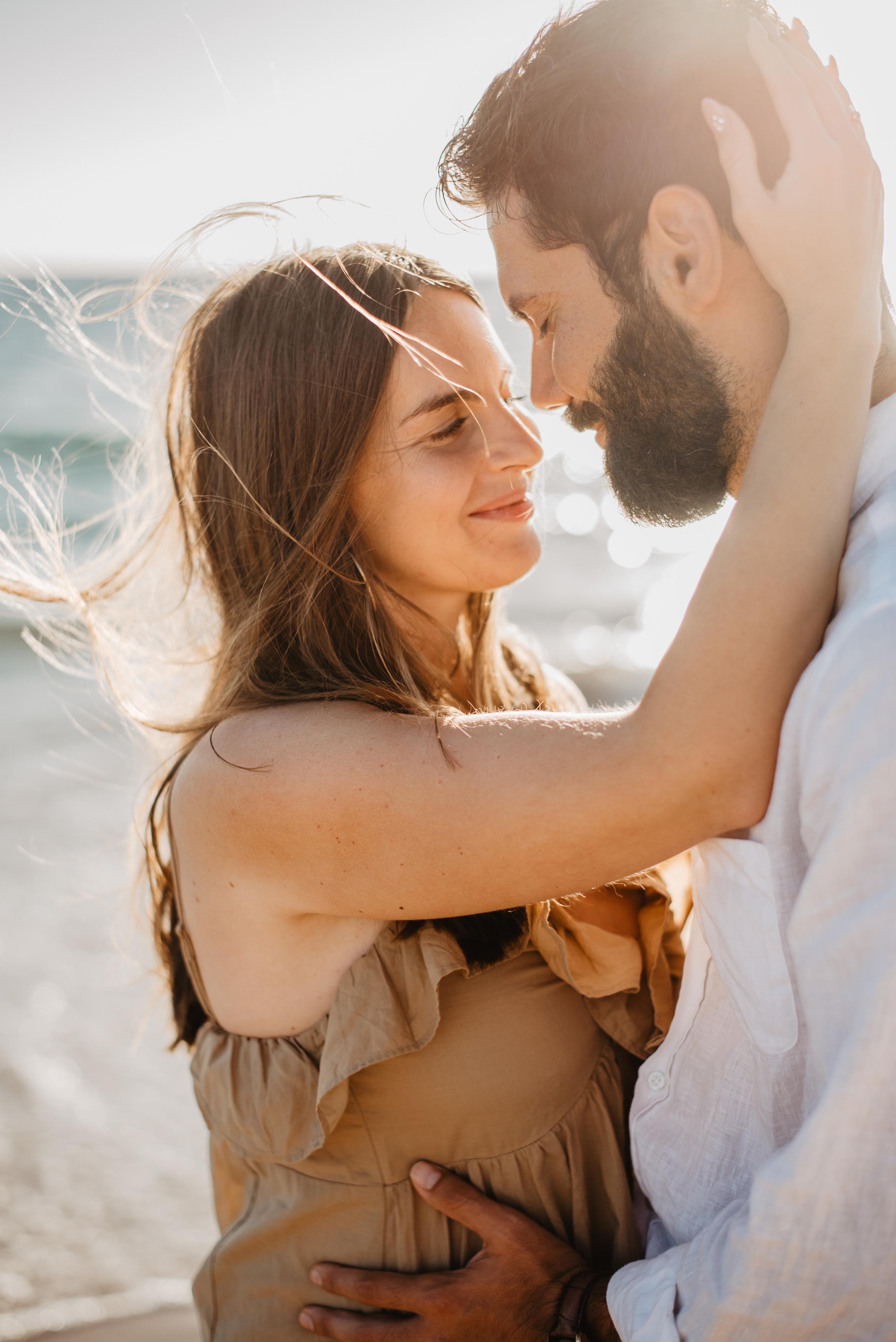 Couple beach photo section. Lifestyle, wedding and family photographer