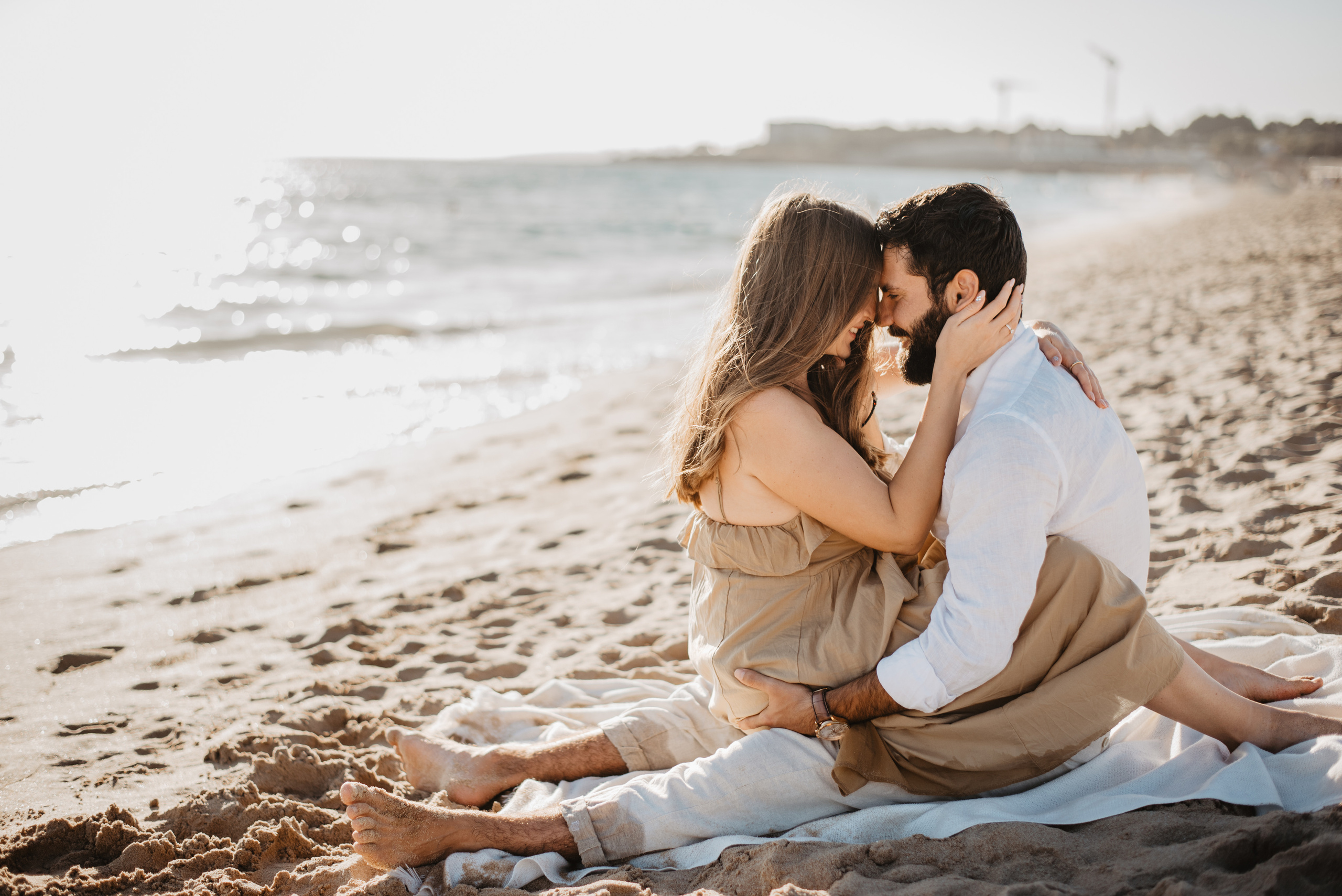 Couple beach photo section. Lifestyle, wedding and family photographer