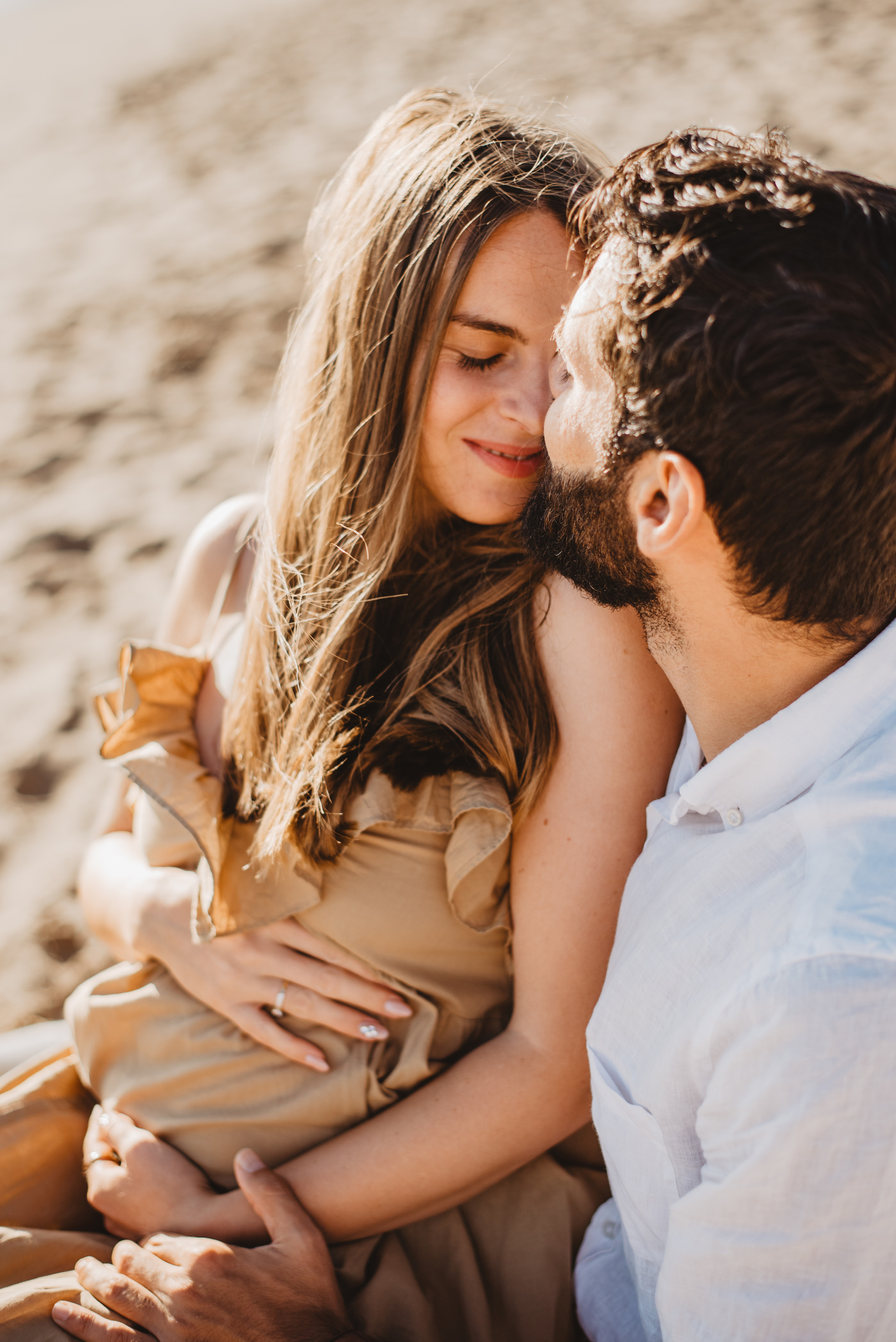 Couple beach photo section. Lifestyle, wedding and family photographer