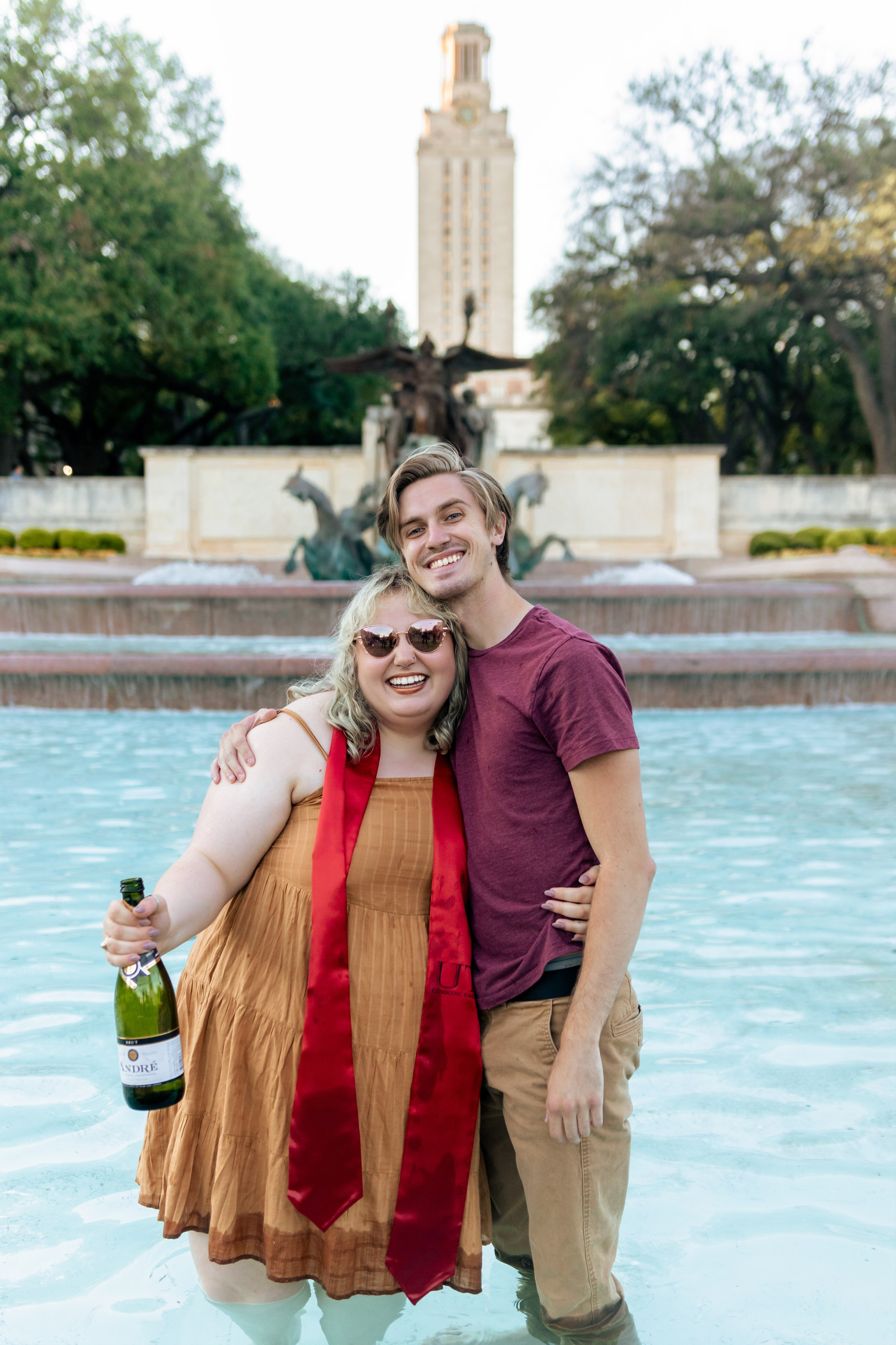 Sarah's senior photoshoot at the University of Texas Austin