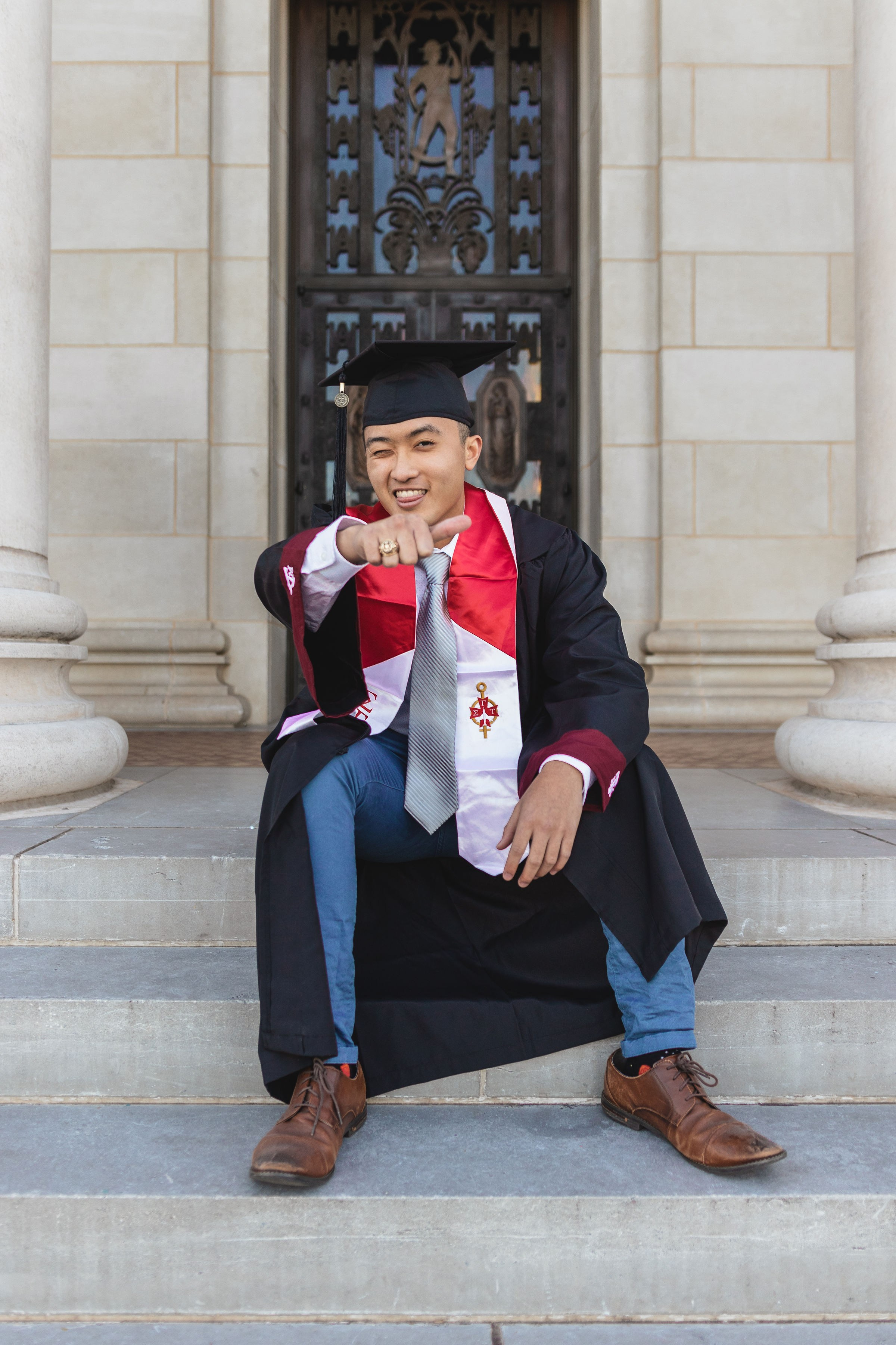 Waylon’s senior photoshoot at Texas A&M University