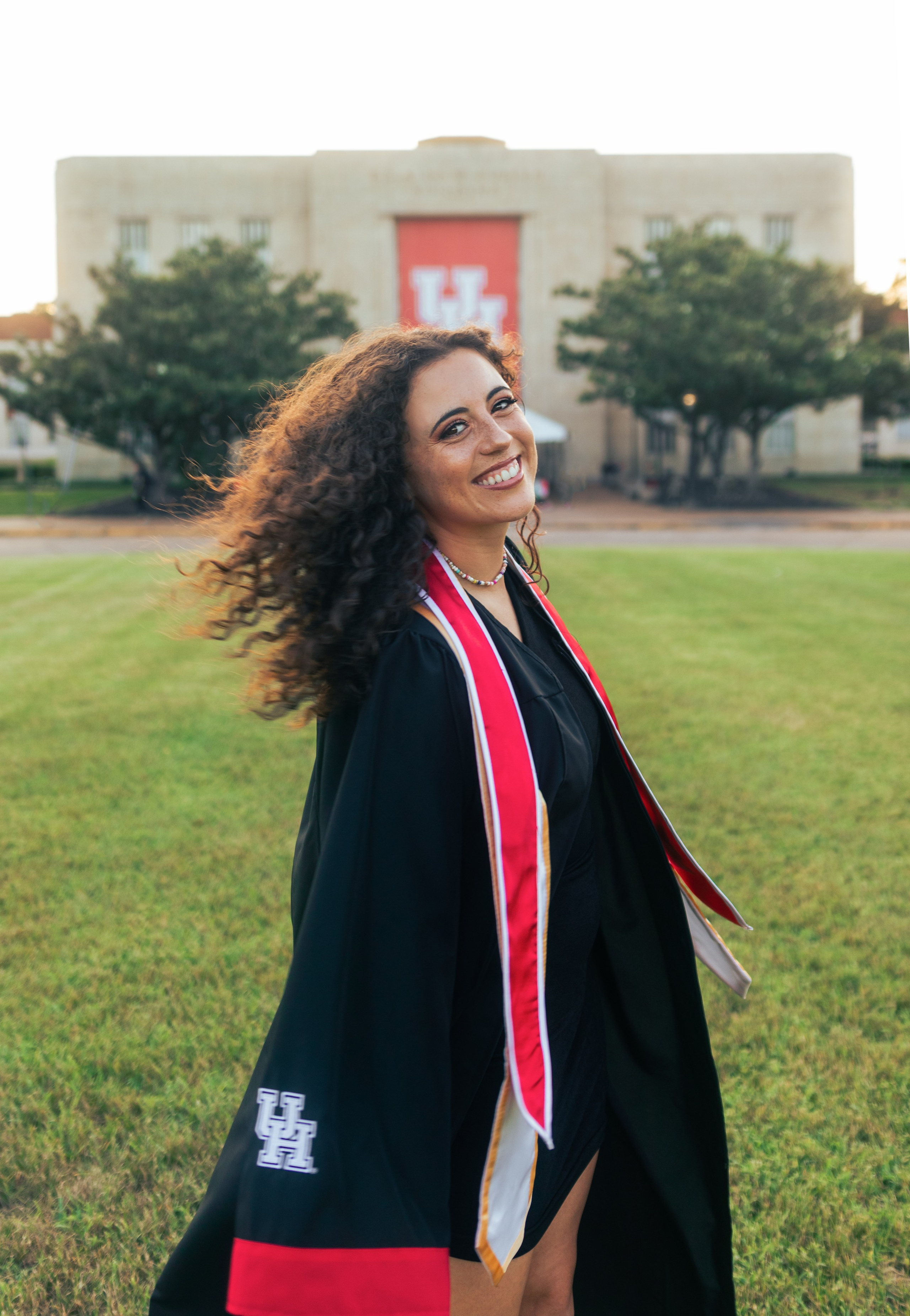Alicia’s graduation photoshoot at the University of Houston