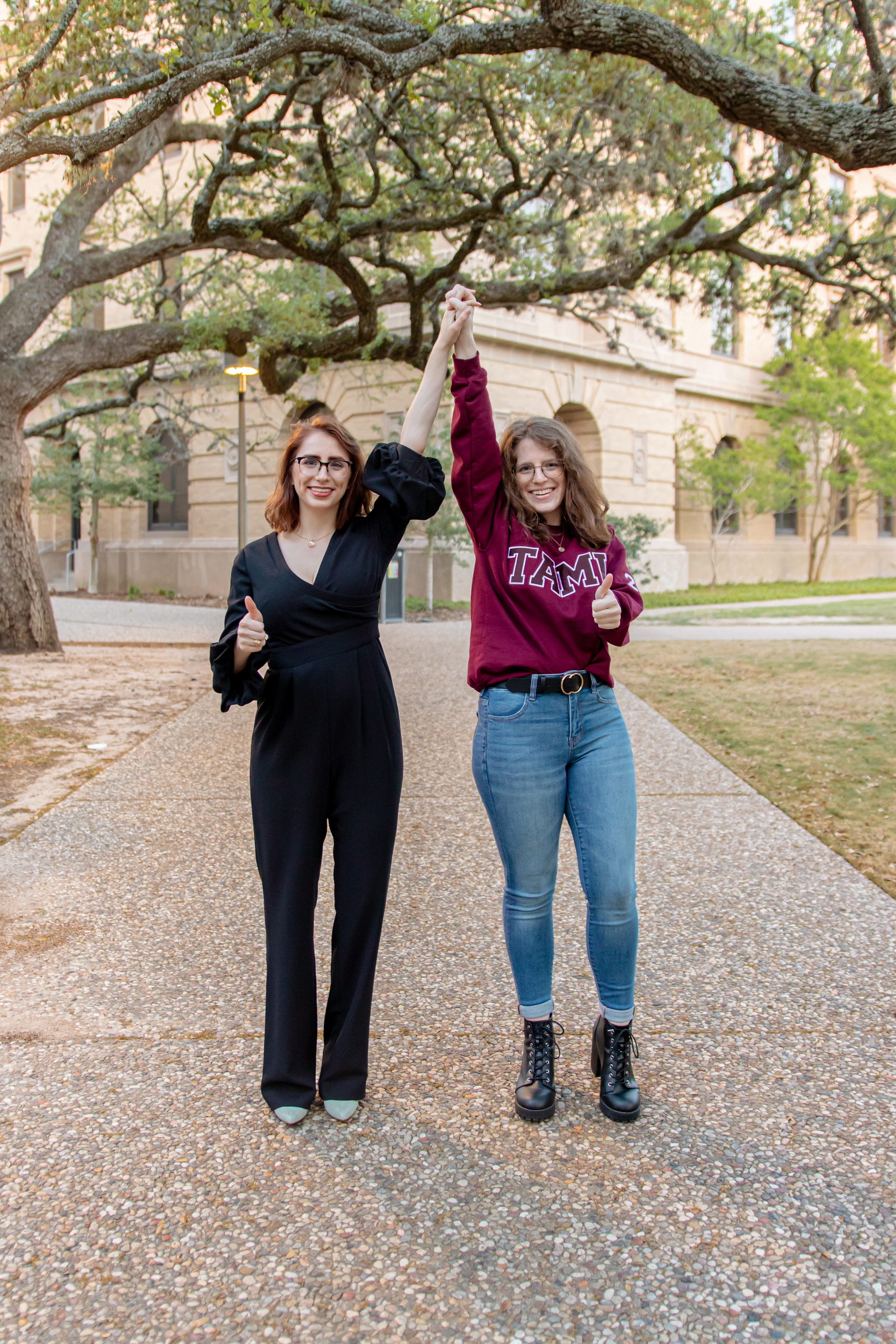 Lexie's graduation photoshoot at Texas A&M University
