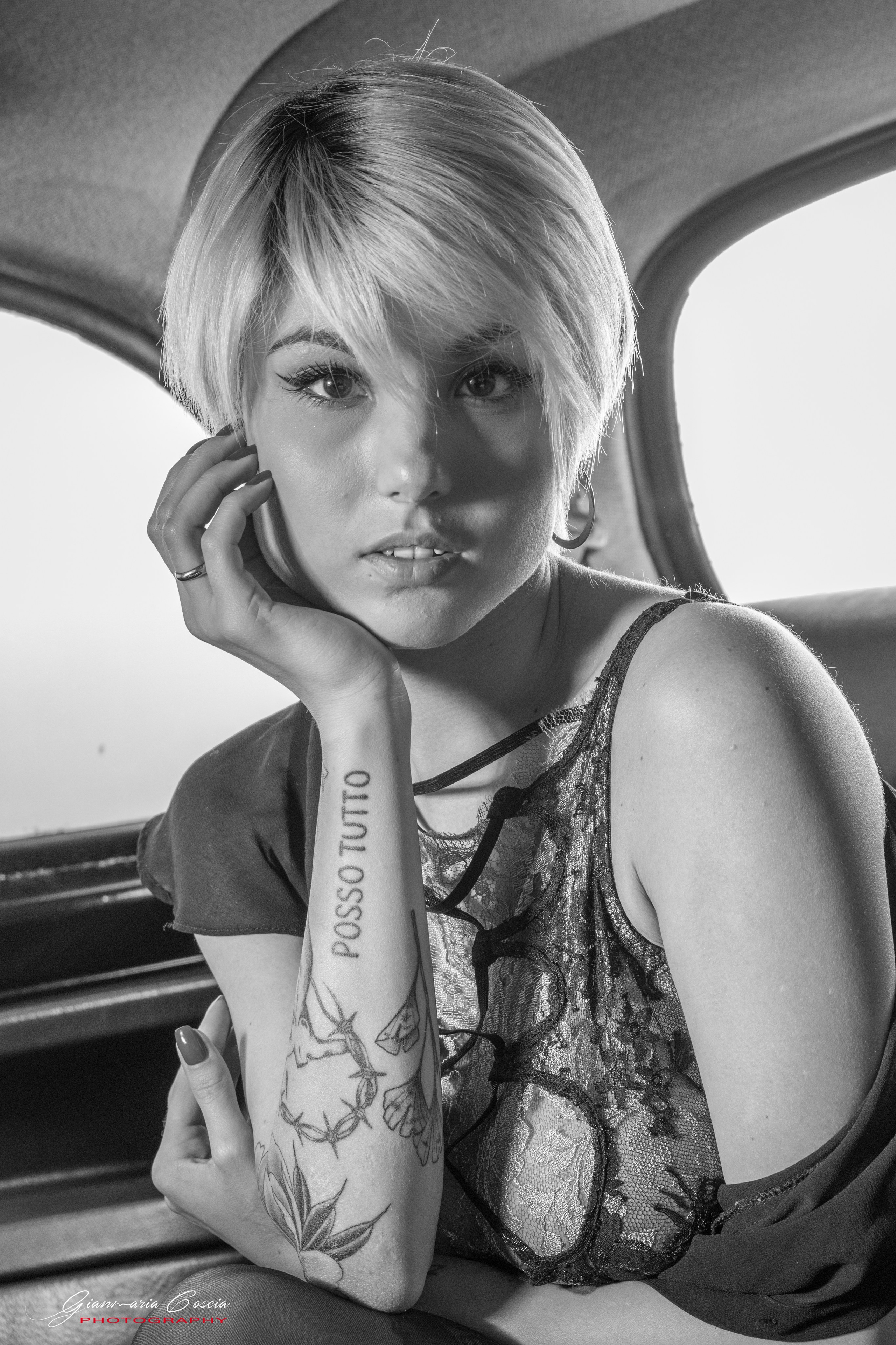 Shooting Giorgia Soleri. “Gianmaria Coscia fotografo per passione”