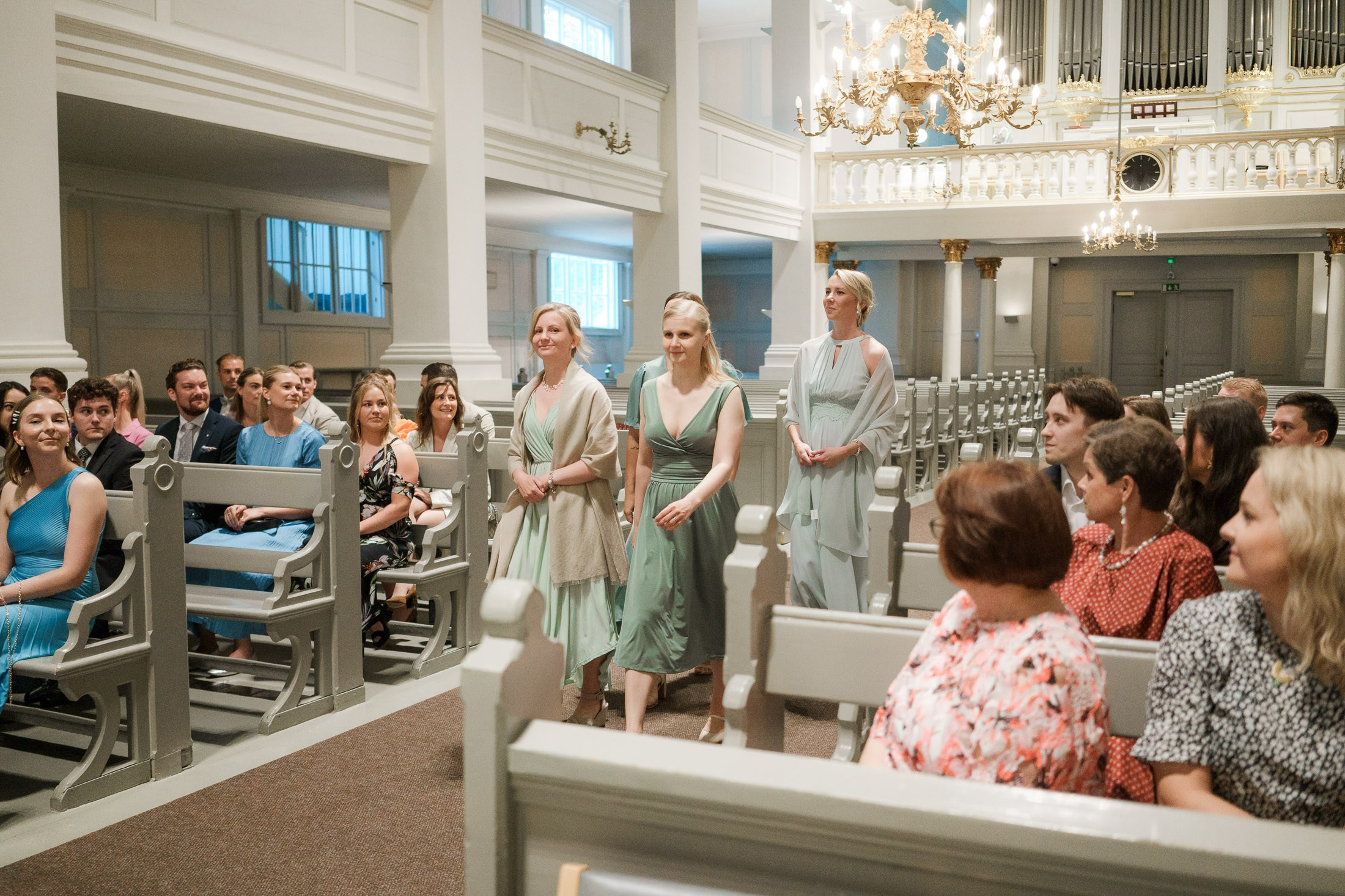 Hääkuvaus Klaus K, Rake-sali ja Helsingin vanha kirkko