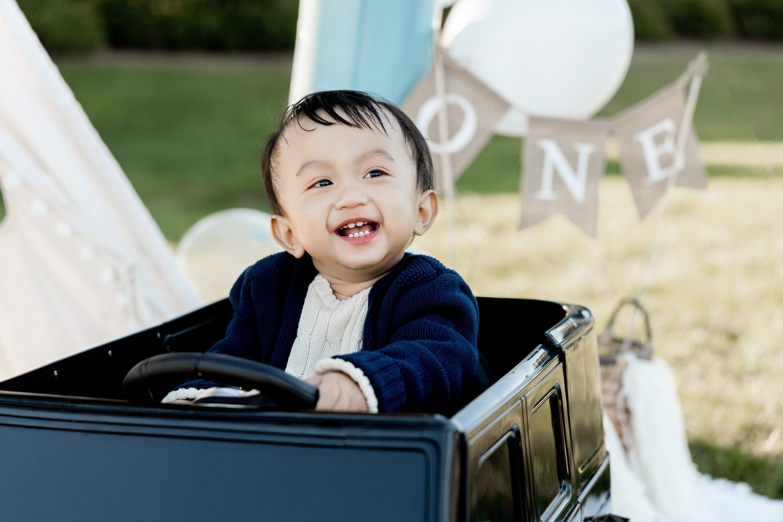 First year & Cake Smash. Family photographer in Bay Area, California