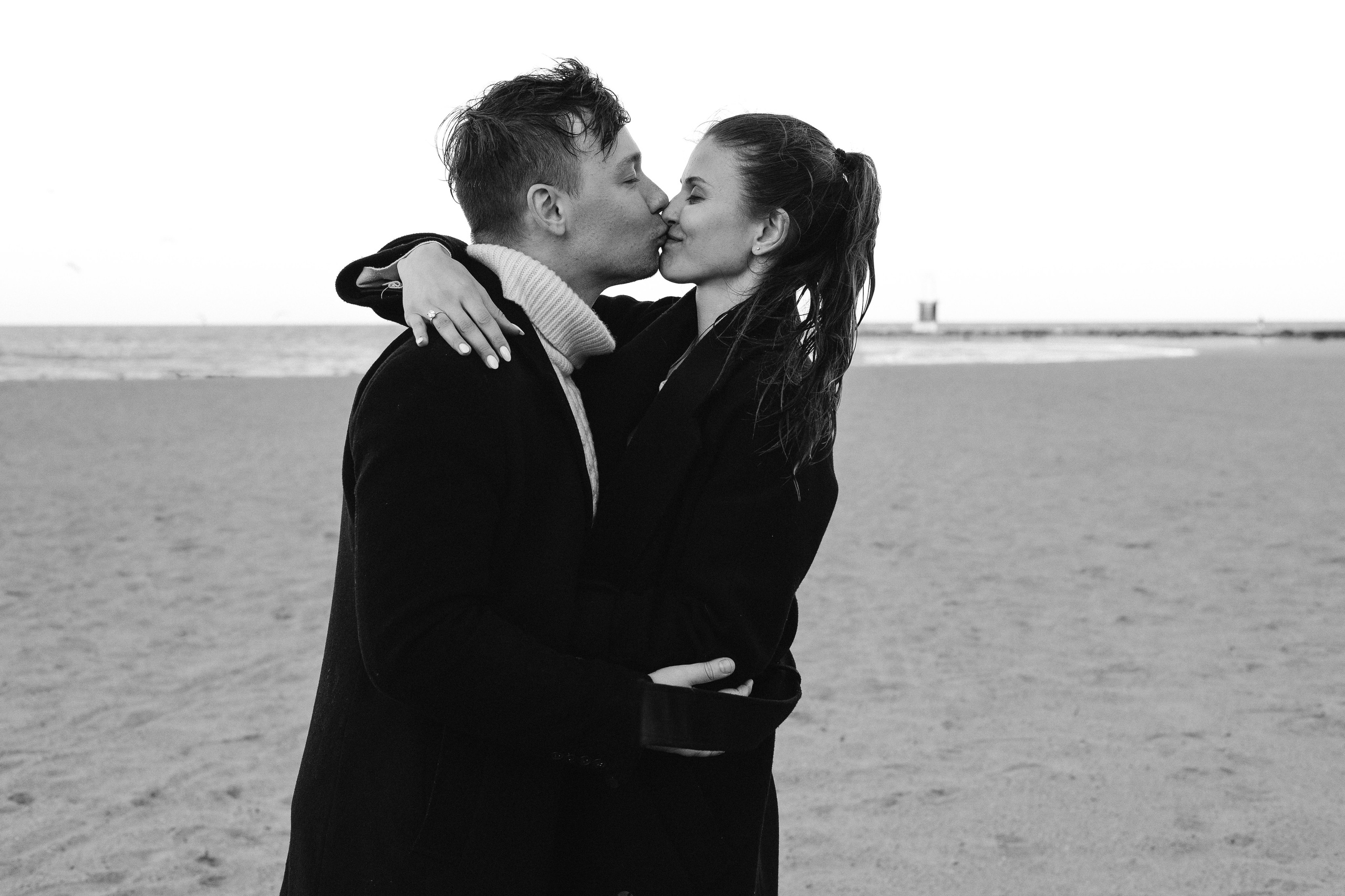 North Lake Shore Proposal — Chicago Photographer — Margarita Chudinova