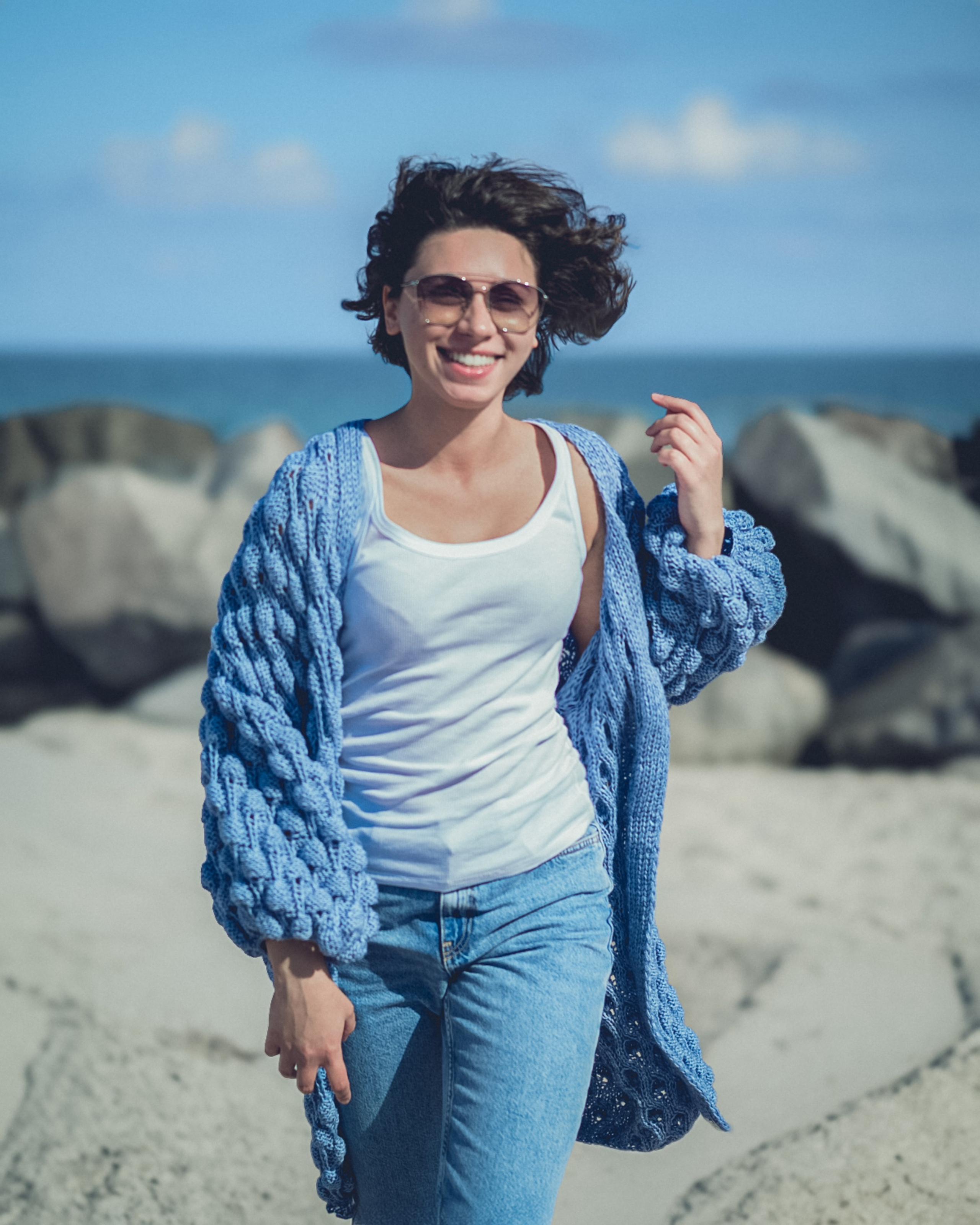 Ocean view. Art photographer Miami