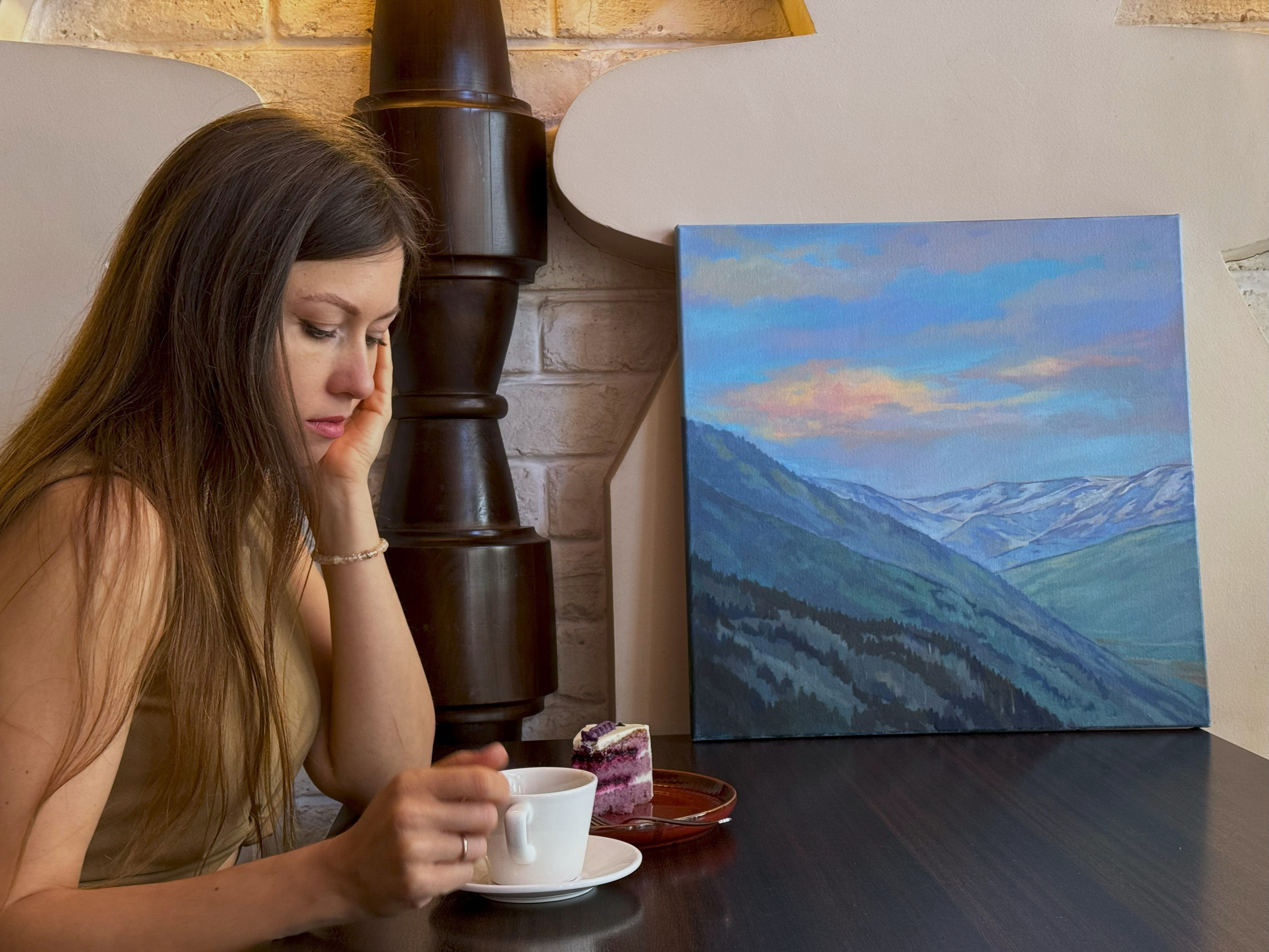 «In mountains». Художник живописец Савелова Ольга