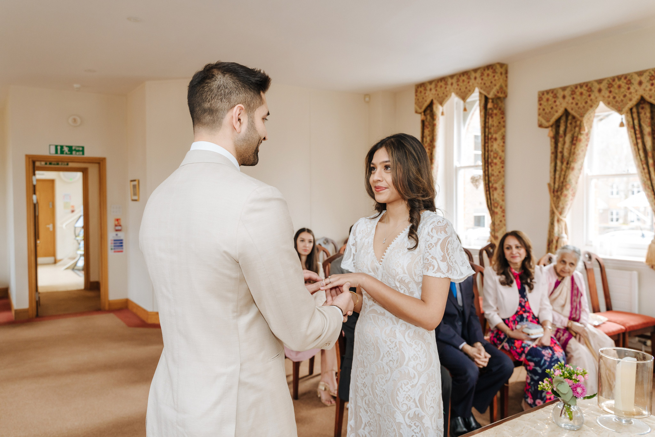 St Albans Register Office, St Albans Register Office wedding , St Albans, wedding in St Albans, civil ceremony in St Albans Register Office, small wedding, photographer for small wedding in St Albans Register Office