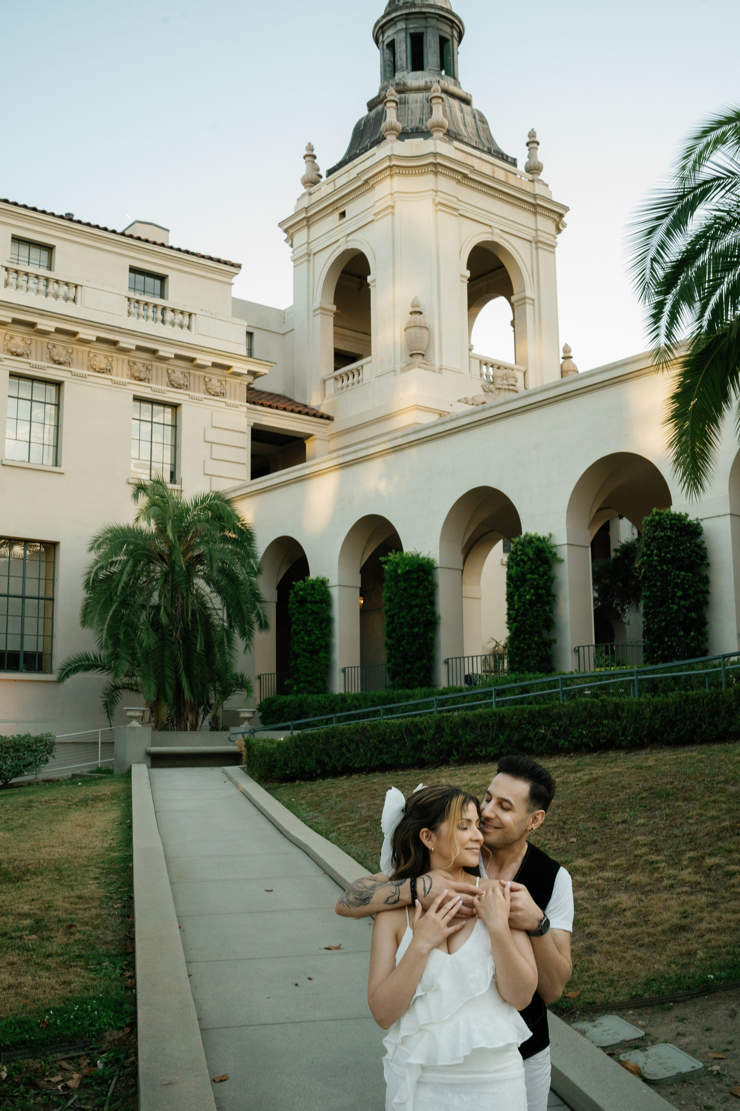 Pasadena City Hall Engagement Photoshoot, California. Wedding Photography & Videography Team in California, Los Angeles, San Francisco, San Diego and Travel