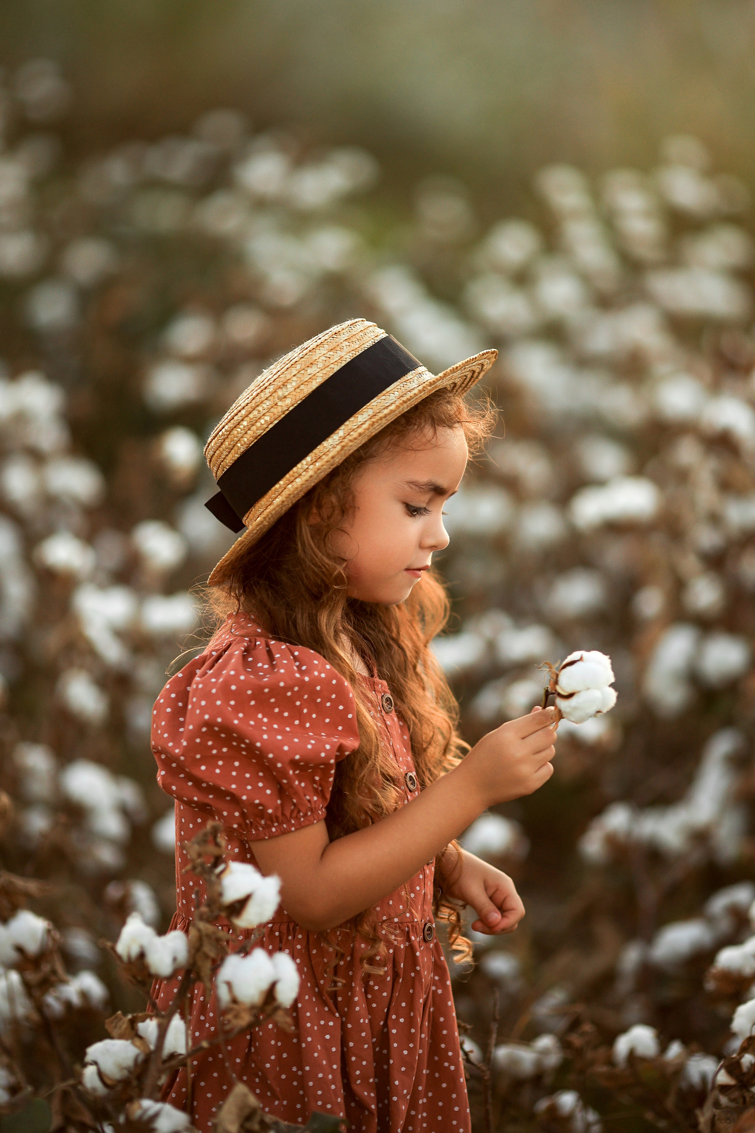 Фотосессия на хлопковом поле. Фотограф в Турции, Анталии, Кемере, Белеке, Сиде, Каше, Калкане, Фетхие